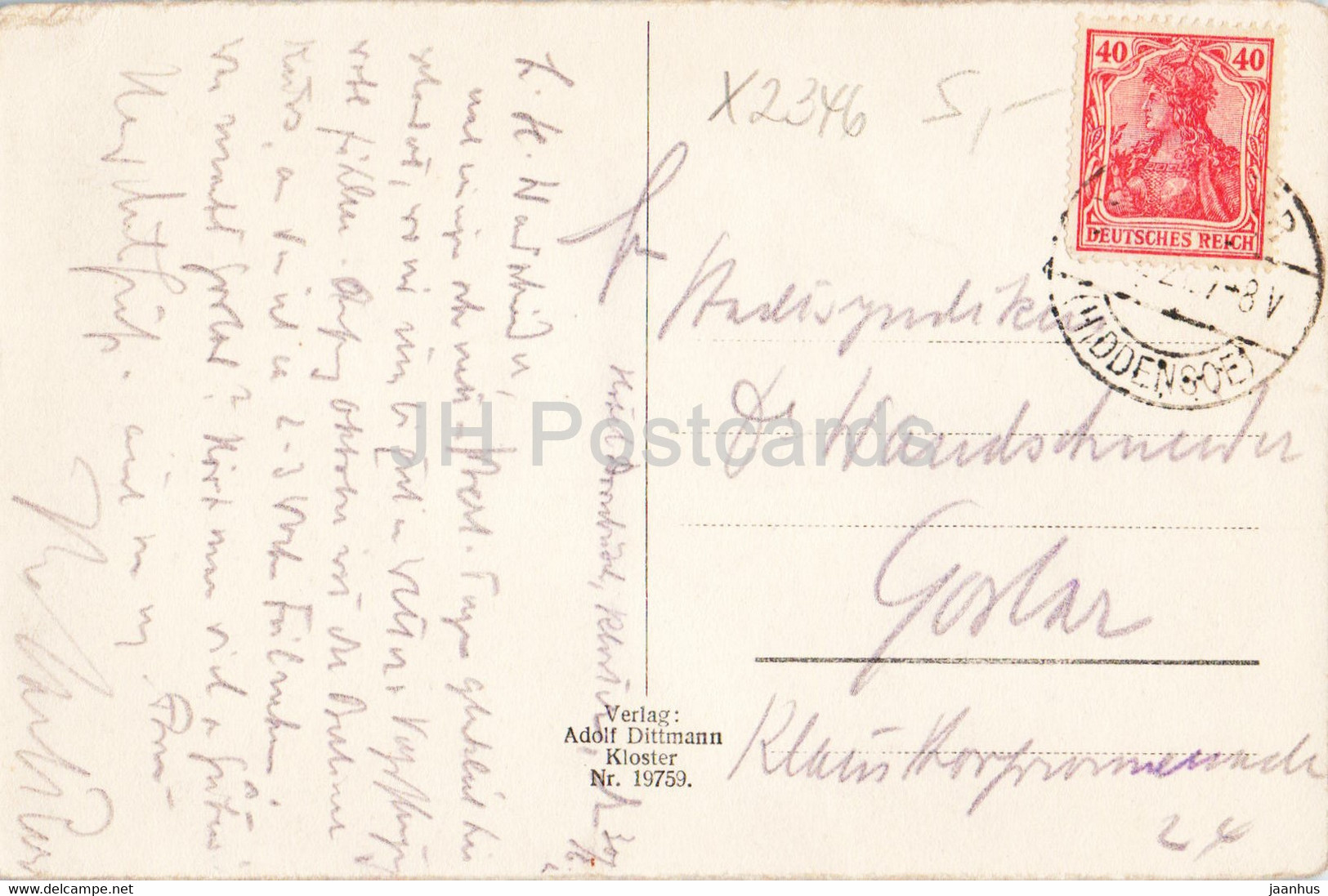 Insel Hiddensee Bei Rugen - Bucht - Old Postcard - Germany - Used - Hiddensee