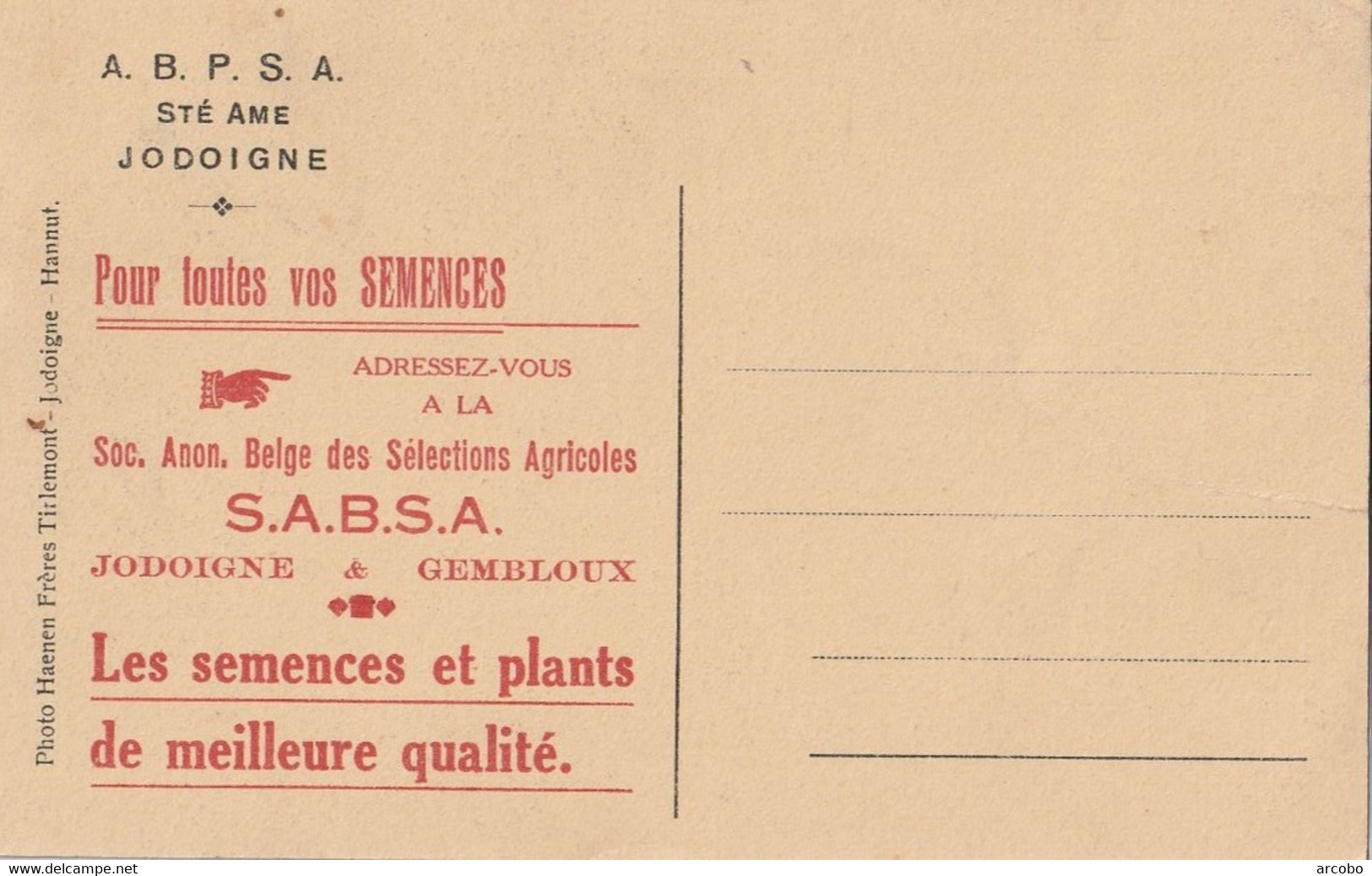 Vue Générale De L'Usine Et Des Bureaux De L'A.B.P.S A. à Jodoigne - Jodoigne