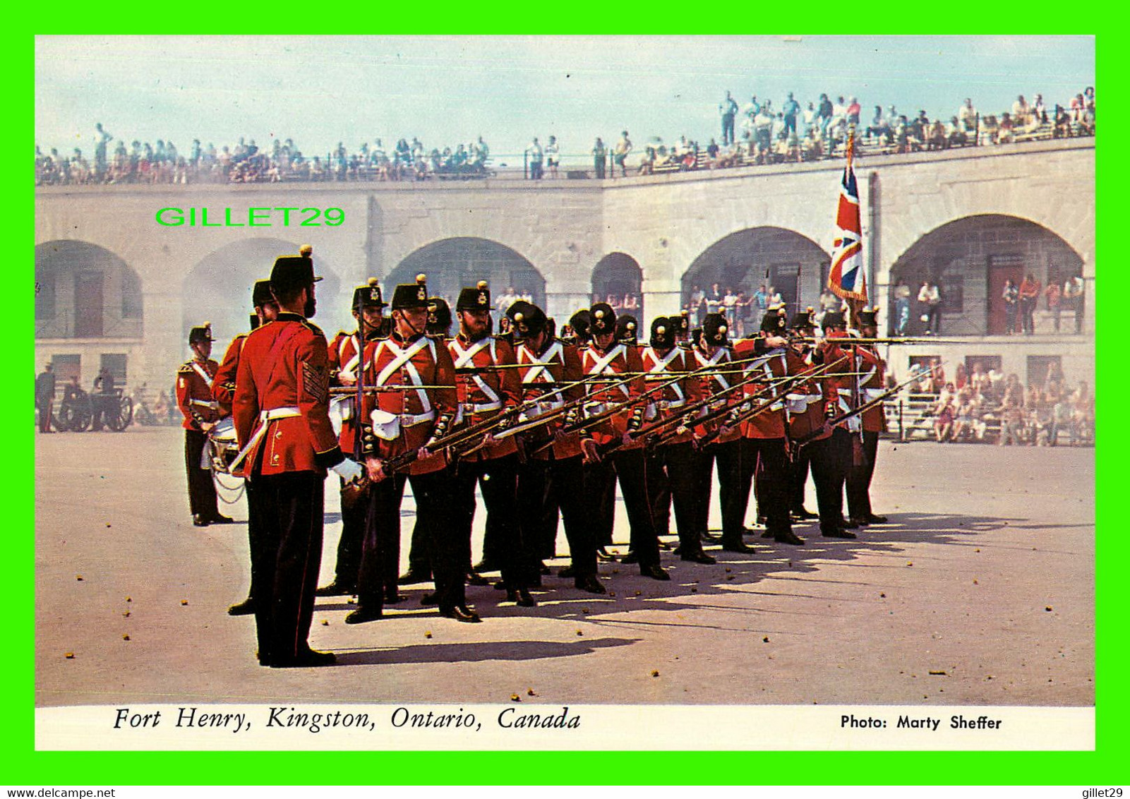 KINGSTON, ONTARIO - FORT HENRY - GUARD LOADING MUSKETS PREPARING FOR ACTION - - Kingston