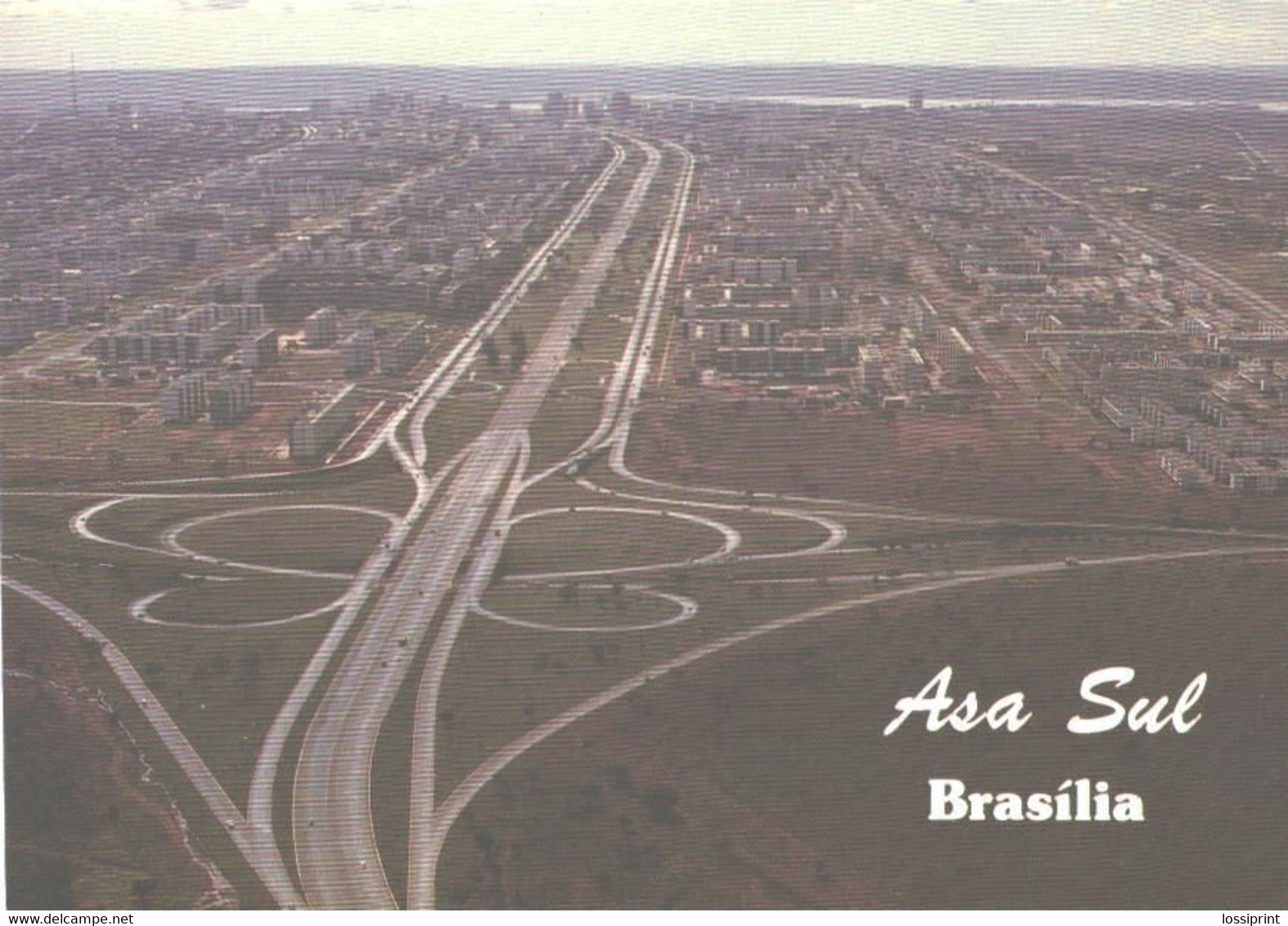 Brazil:Brasil:DF, Brasilia, Aerial View - Brasilia