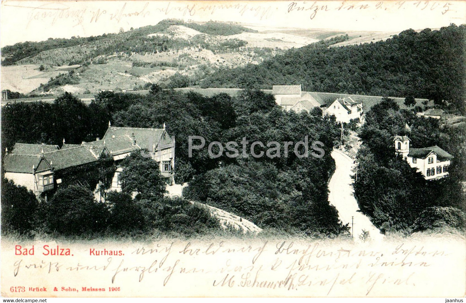 Bad Sulza - Kurhaus - Old Postcard - 1905 - Germany - Used - Bad Sulza