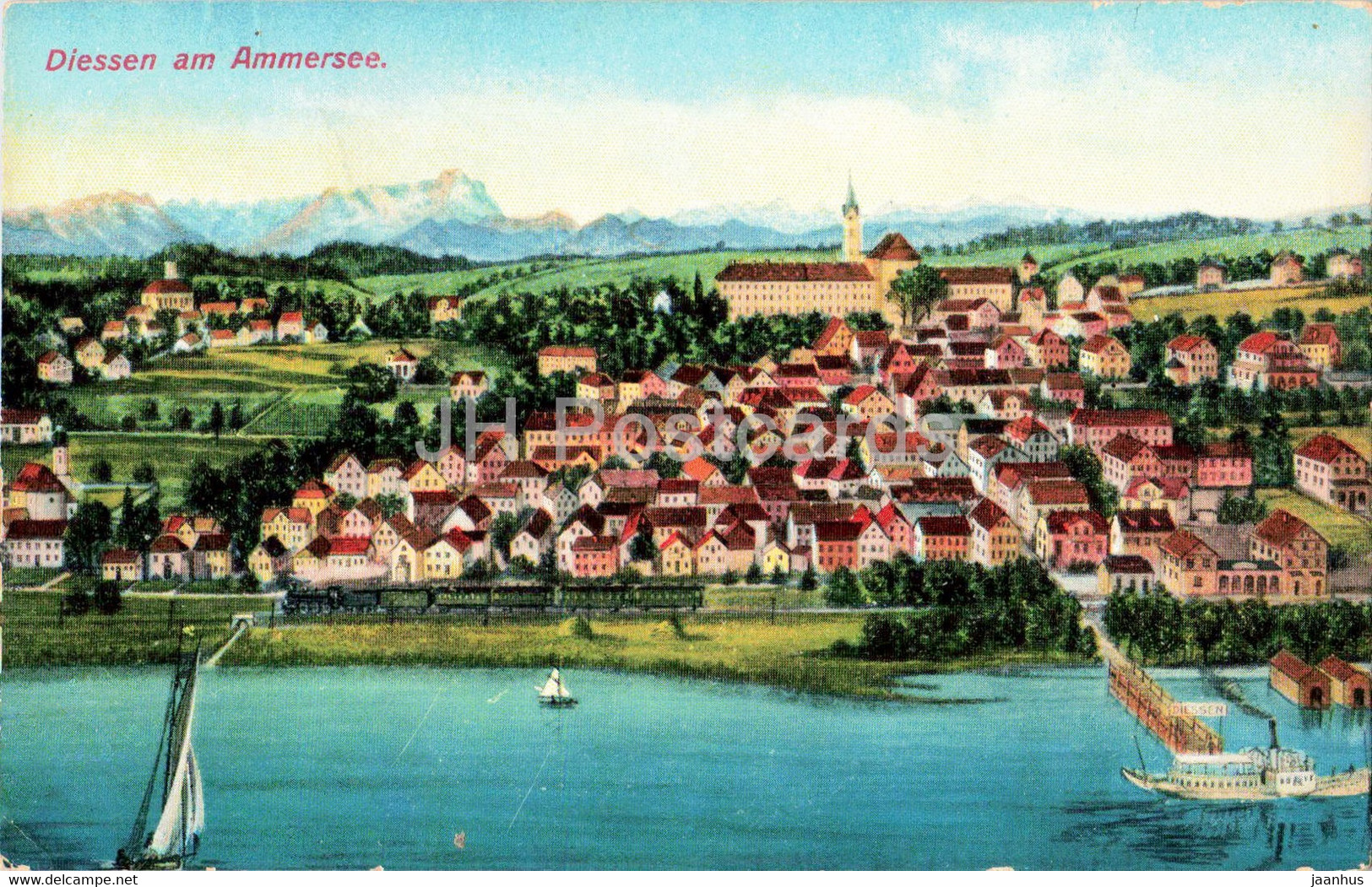 Diessen Am Ammersee - Old Postcard - Germany - Used - Diessen