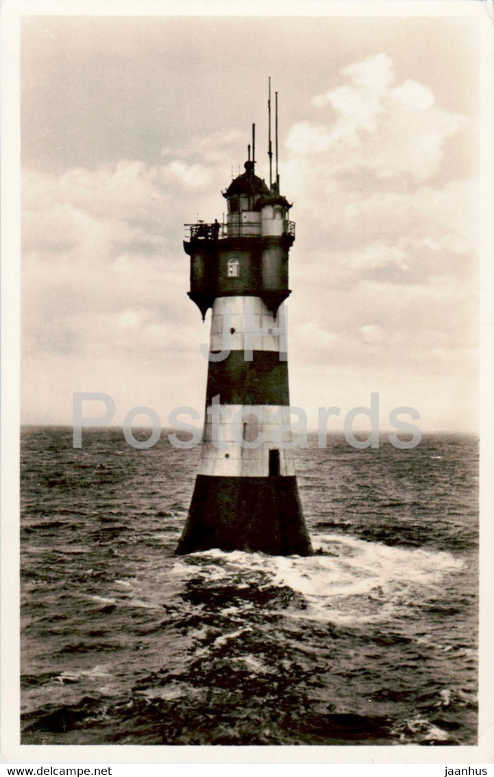 Rotesand Leuchtturm An Der Wesermundung - Lighthouse - Old Postcard - 1936 - Germany - Used - Wangerooge