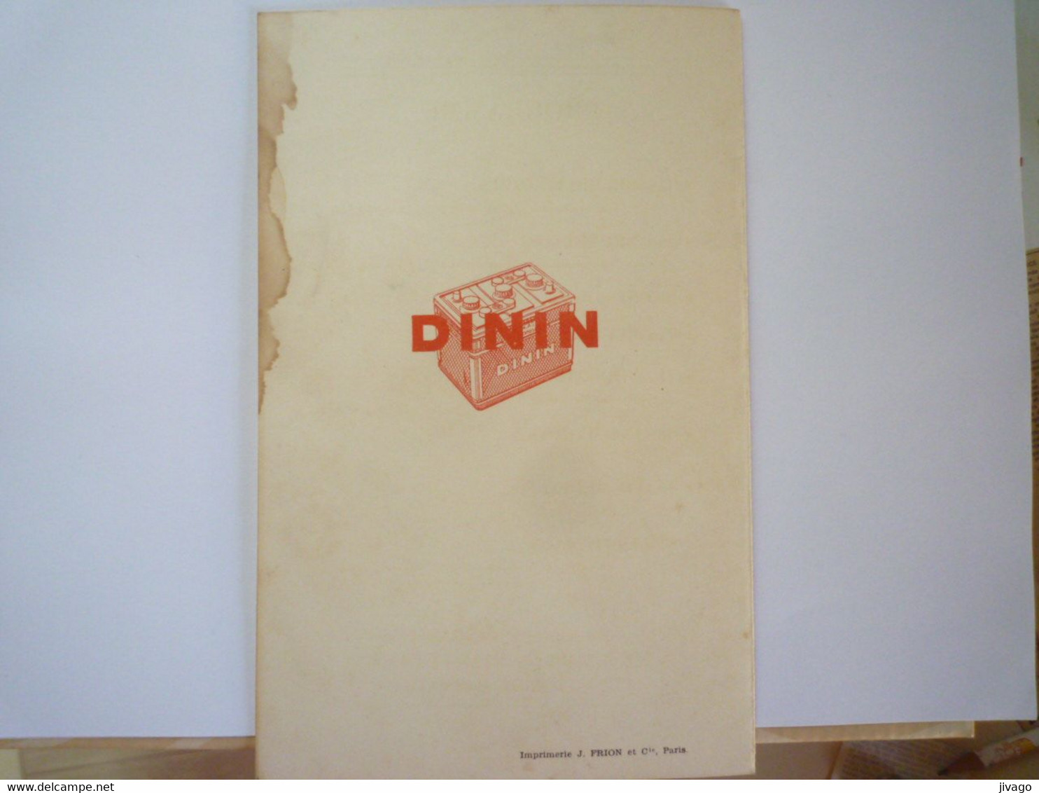 2022 - 3699  SOIREE  DININ  Du 14 OCT 1955  (HÔTEL  GEORGES V)     XXX - Programmes