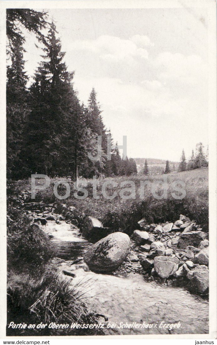 Partie An Der Oberen Weisseritz Bei Schellerhau I Erzgeb - Old Postcard - Germany - Unused - Schellerhau