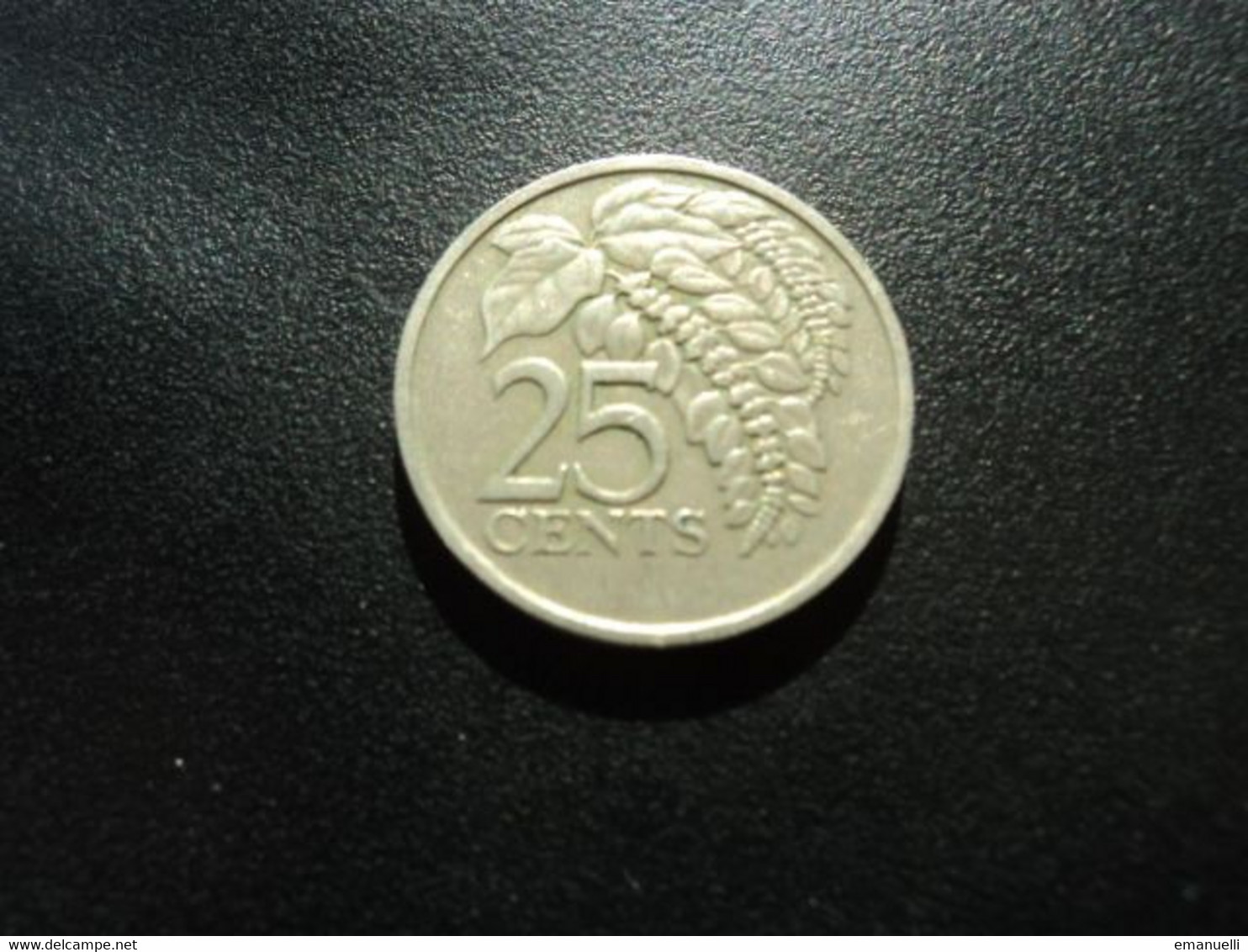 TRINITÉ ET TOBAGO * : 25 CENTS  1977    KM 32      TTB+  ** - Trinidad Y Tobago