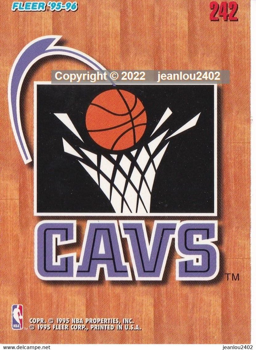 CARTE NBA 242 - CAVS  - 95/96 - 1990-1999