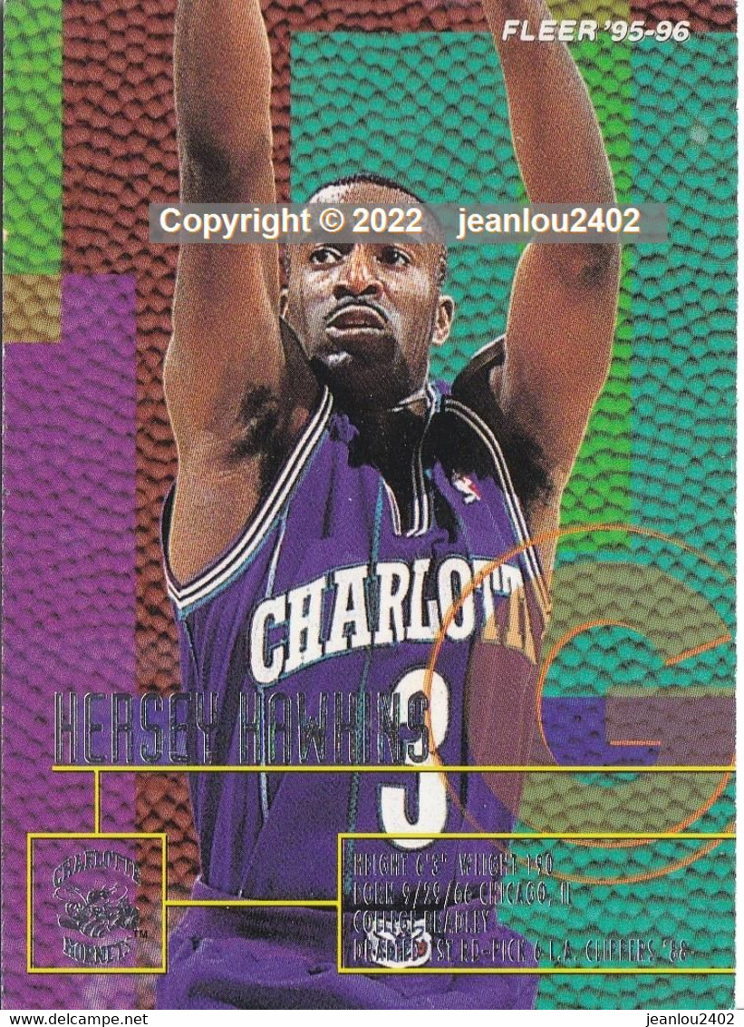 CARTE NBA 17 - HERSEY HAWHING  - 95/96 - 1990-1999