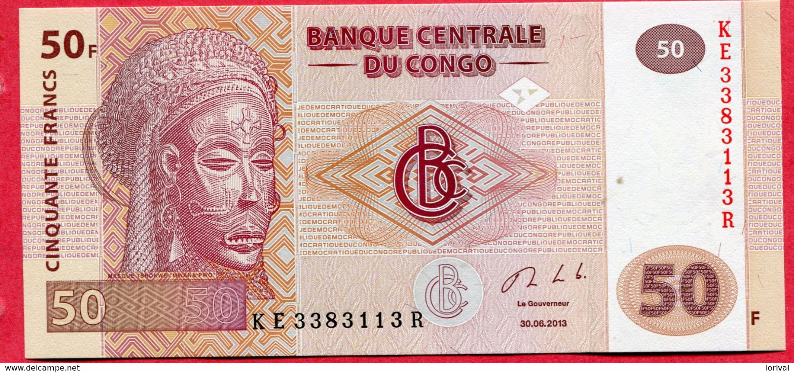 50 Franc 2013 Neuf 3 Euros - Republic Of Congo (Congo-Brazzaville)