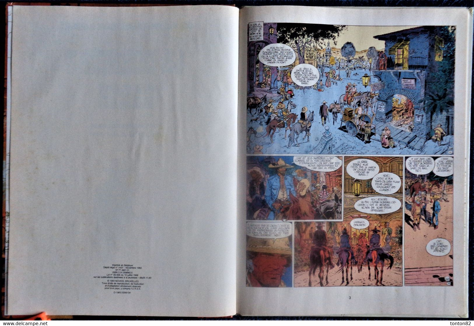 Charlier / Giraud - BLUEBERRY - N° 24 - La Dernière Carte - Novedi - ( E.O. 1983 )  . - Blueberry