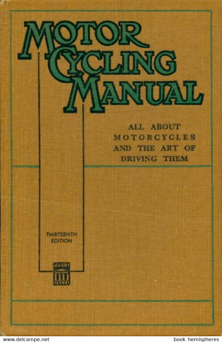 Motor Cycling Manual De Collectif (1952) - Moto