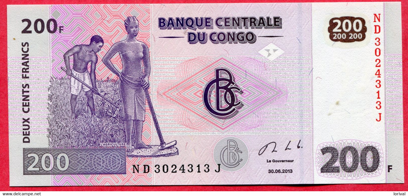 200 Francs 2013 Neuf 3 Euros - République Du Congo (Congo-Brazzaville)