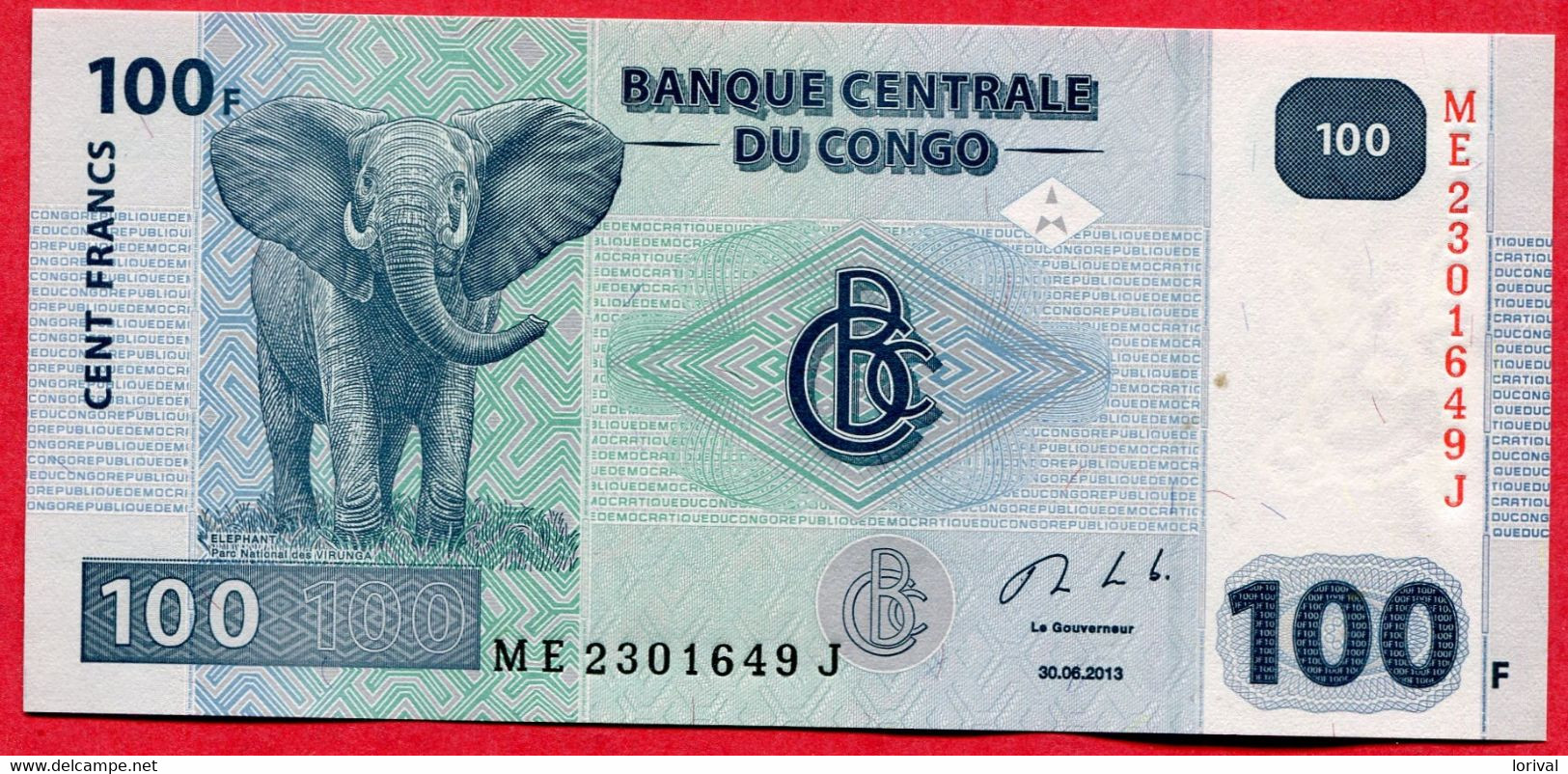 100 Francs 2013 Neuf 3 Euros - República Del Congo (Congo Brazzaville)