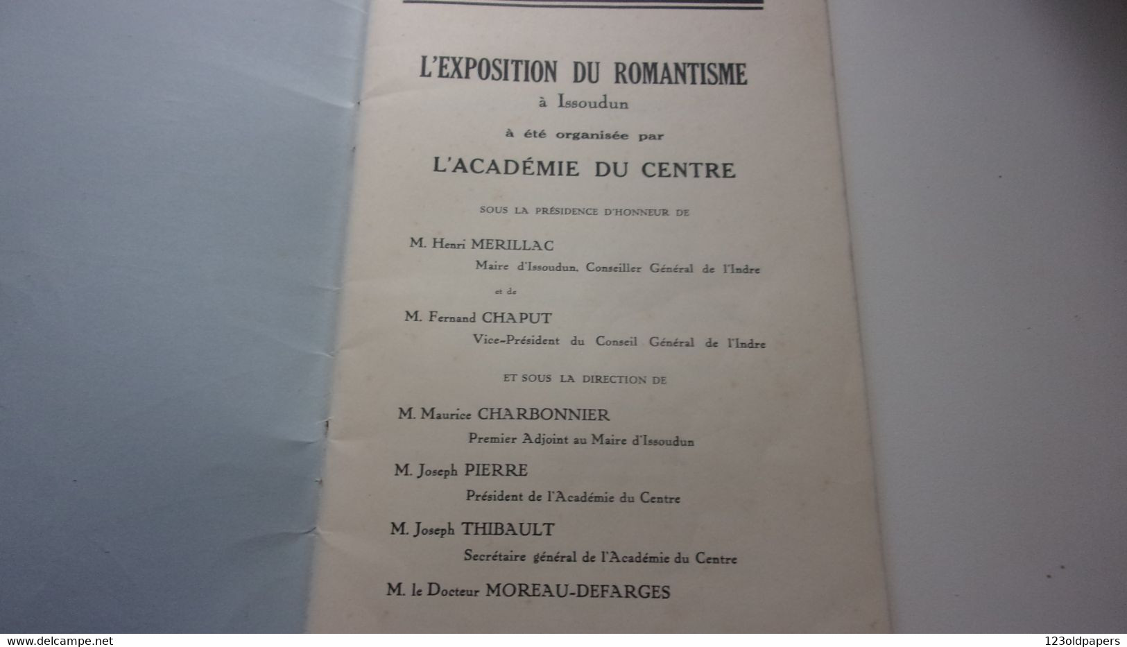 ♥️ ♥️ BERRY ISSOUDUN 1930 CENTENAIRE DU  ROMANTISME  COUV  O LANEBIT GEORGE SAND LES MAIRES ... 68 PAGES - Centre - Val De Loire