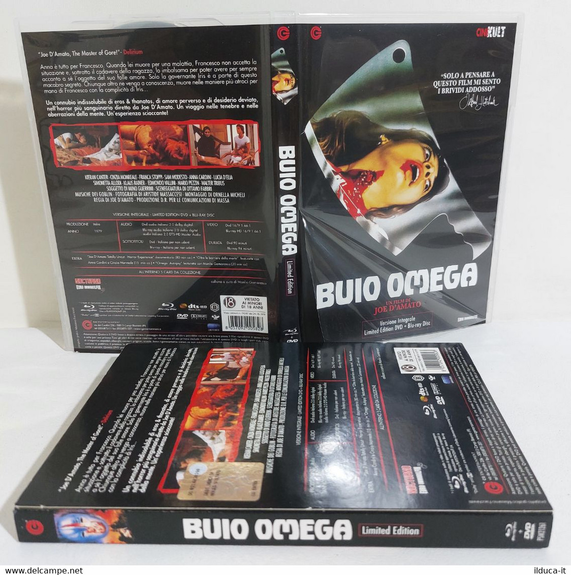 I107604 DVD + Blu-ray - BUIO OMEGA (1979) - Kieran Canter / Cinzia Monreale - Horreur