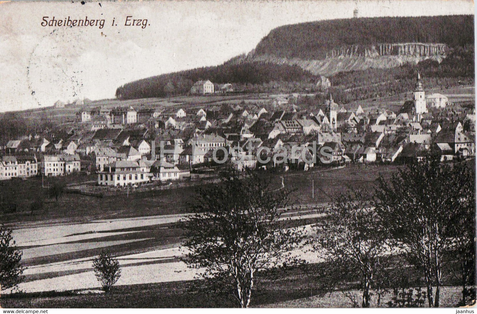 Scheibenberg I Erzgeb - Old Postcard - 1913 - Germany - Used - Scheibenberg