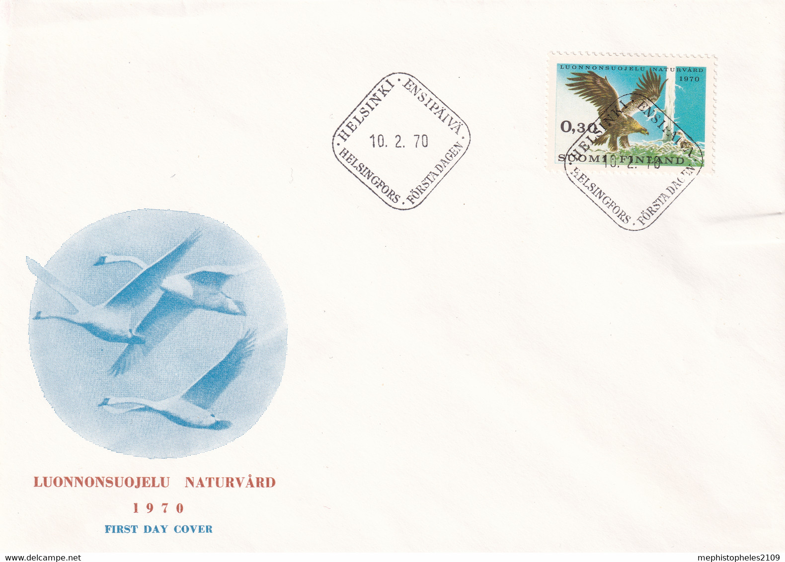 FINLAND 1970 - FDC - Mi 667 - Luonnonsuojelu Naturvard - Used Stamps