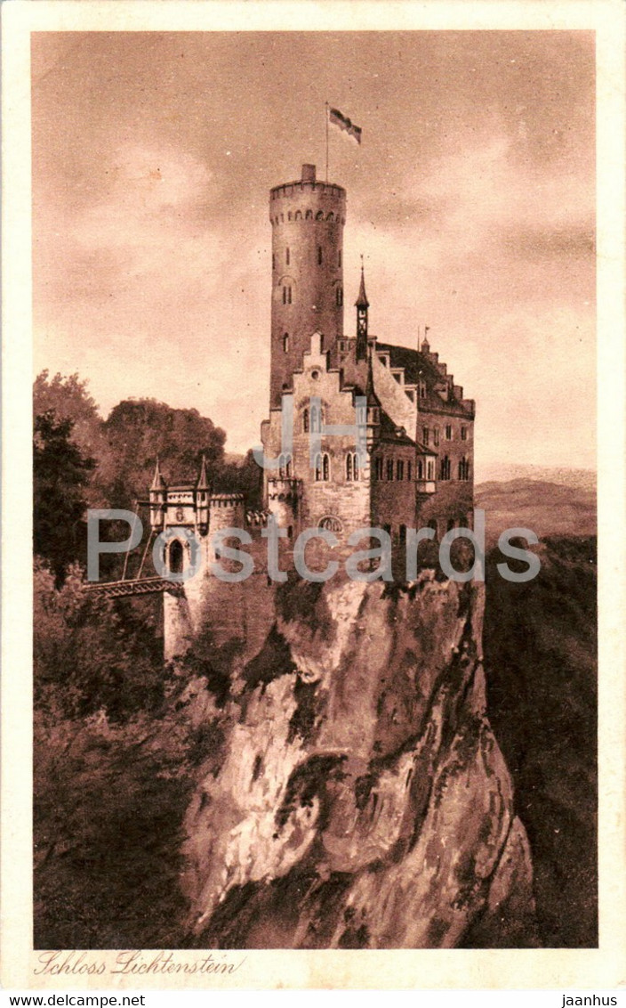 Schloss Lichtenstein - Castle - 115 - Old Postcard - Germany - Used - Bad Teinach