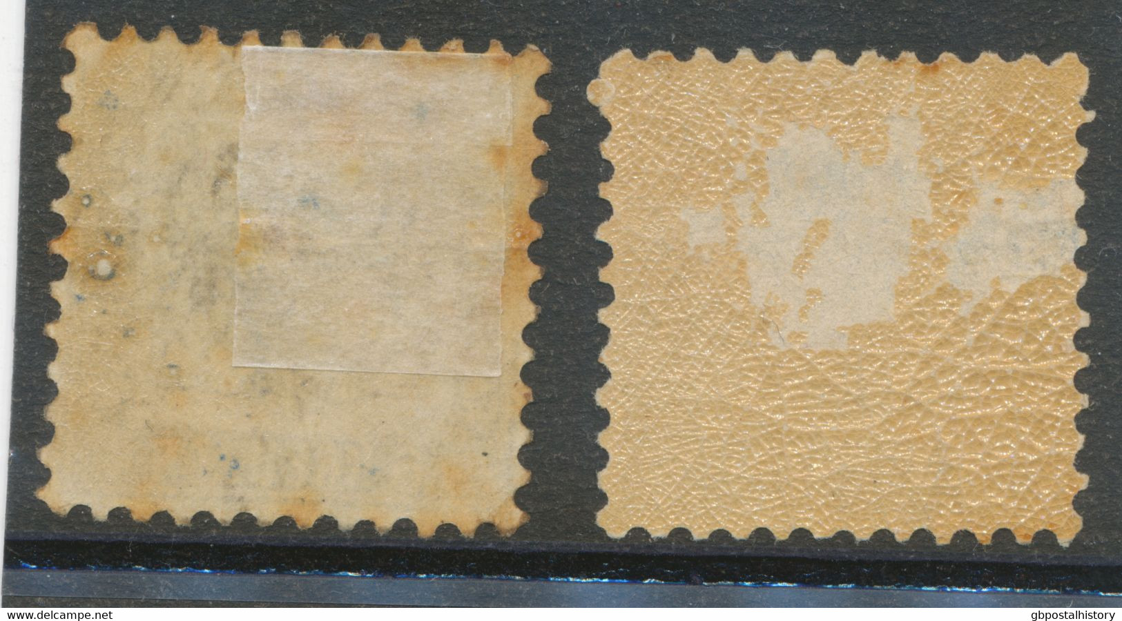 BADEN 1865, 6 Kr. Ultramarin (Farbschattierungen, Linker Marke ABART: Siehe Wappenschild) 2 Ungebrauchte Marken – - Postfris