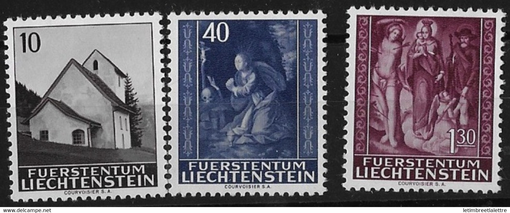 ⭐ Liechtenstein - YT N° 394 à 396 ** - Neuf Sans Charnière ⭐ - Unused Stamps