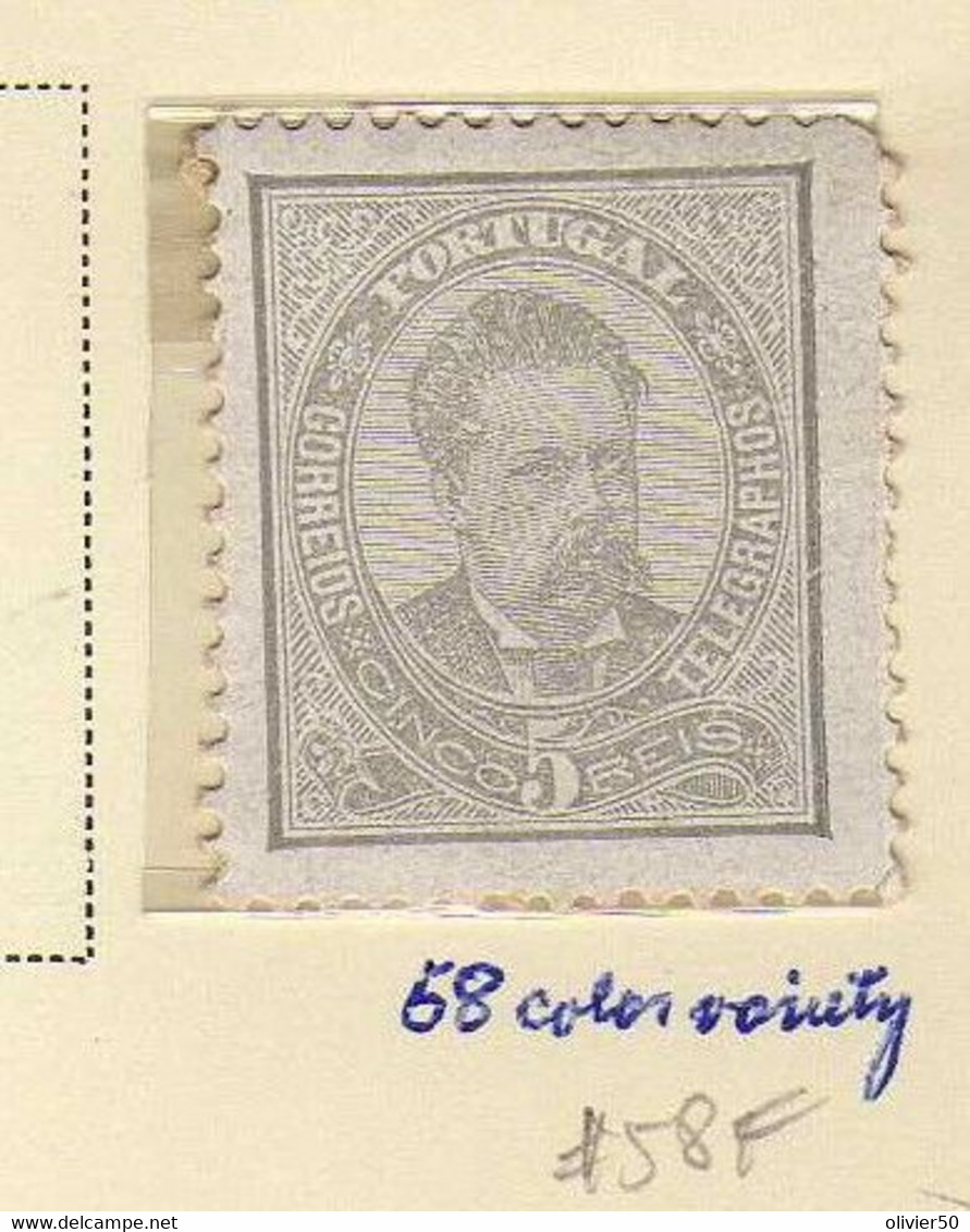 Portugal (1884-87)   5  R.  Don Luiz Ier -  Neuf* - MH   - - Unused Stamps
