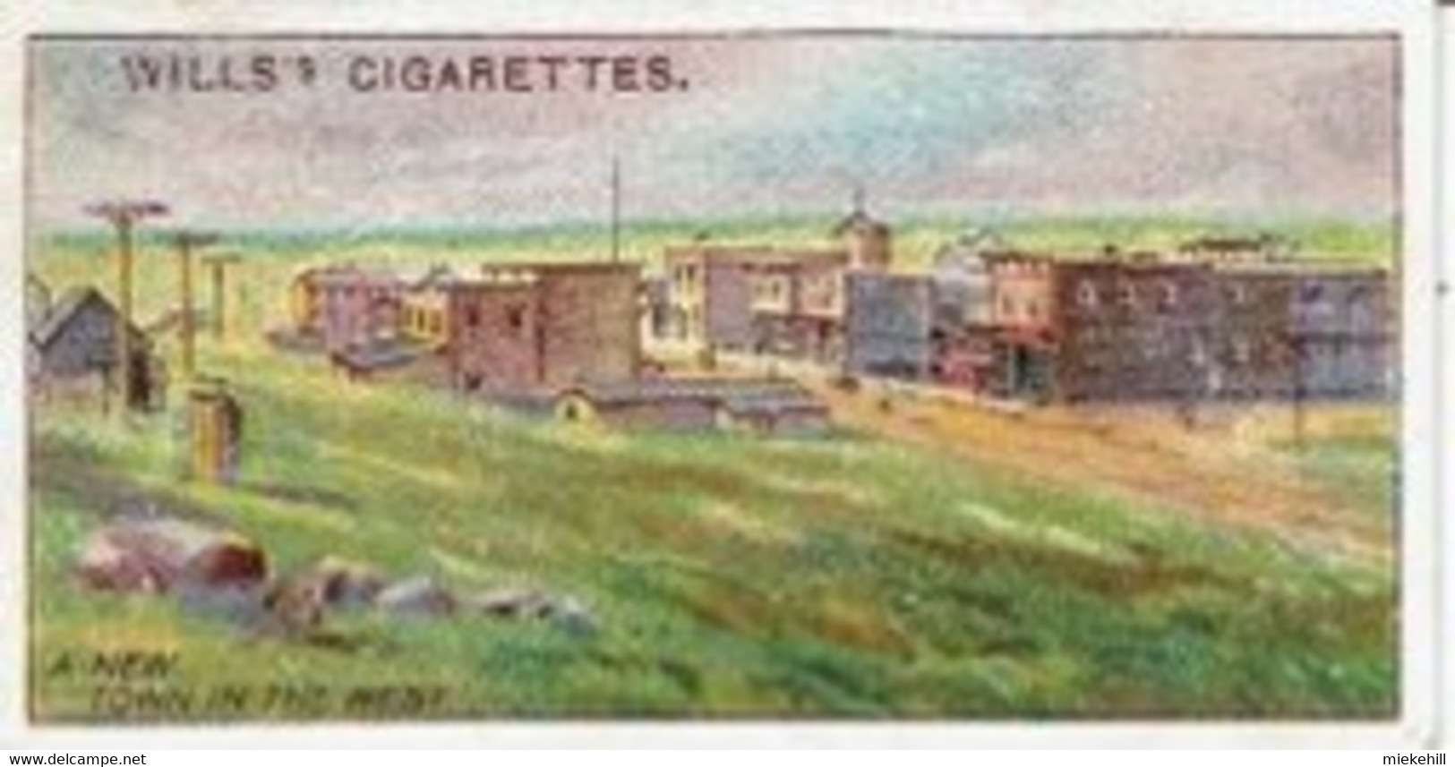 CANADA-CHROMO WILLS'S CIGARETTES-EDMONTON-A NEW TOWN IN THE WEST - Edmonton