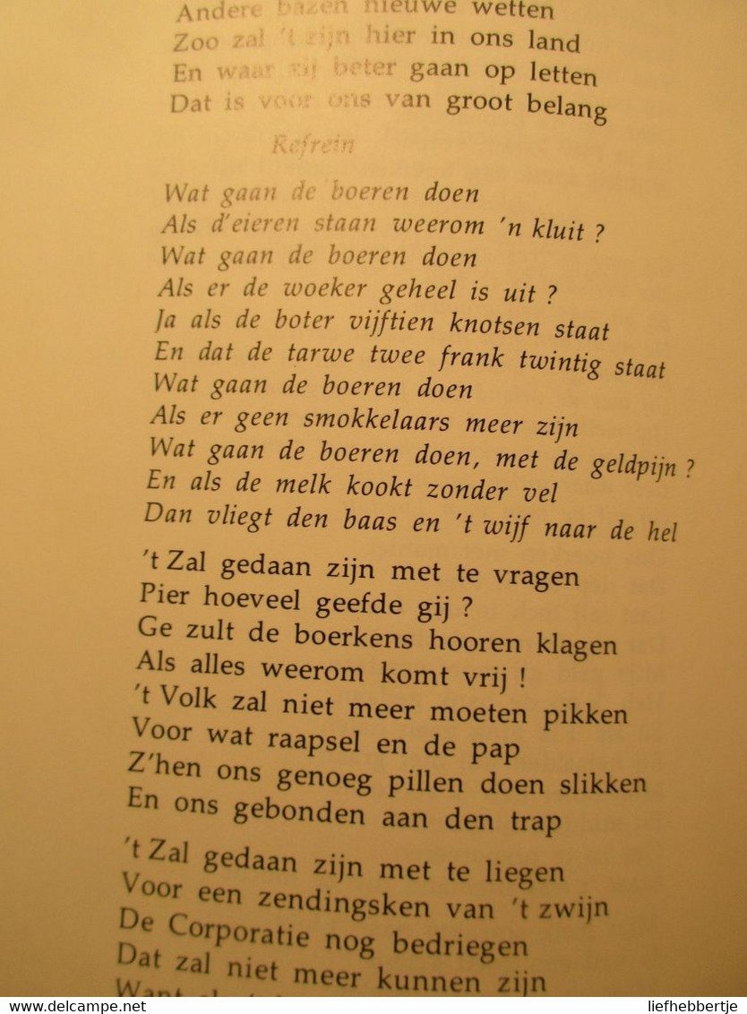 Lionel Bauwens - De Onvergetelijke Tamboer - Door R. Hessel - 1984 - Marktliederen Marktzangers Dialect - Guerra 1914-18