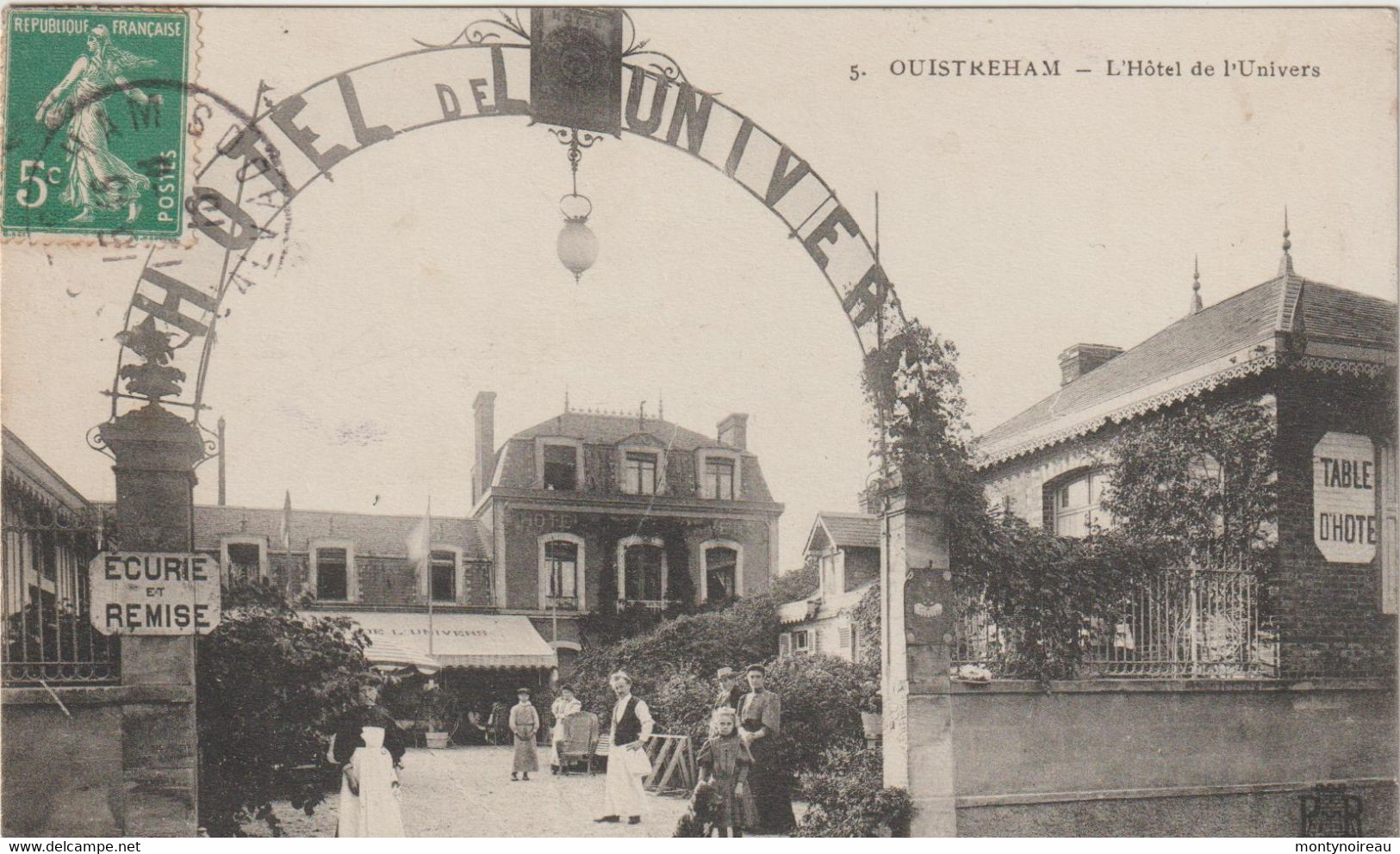 Calvados : OUISTREHAM  : L '  Hotel  De L '   Univers  1916 - Ouistreham