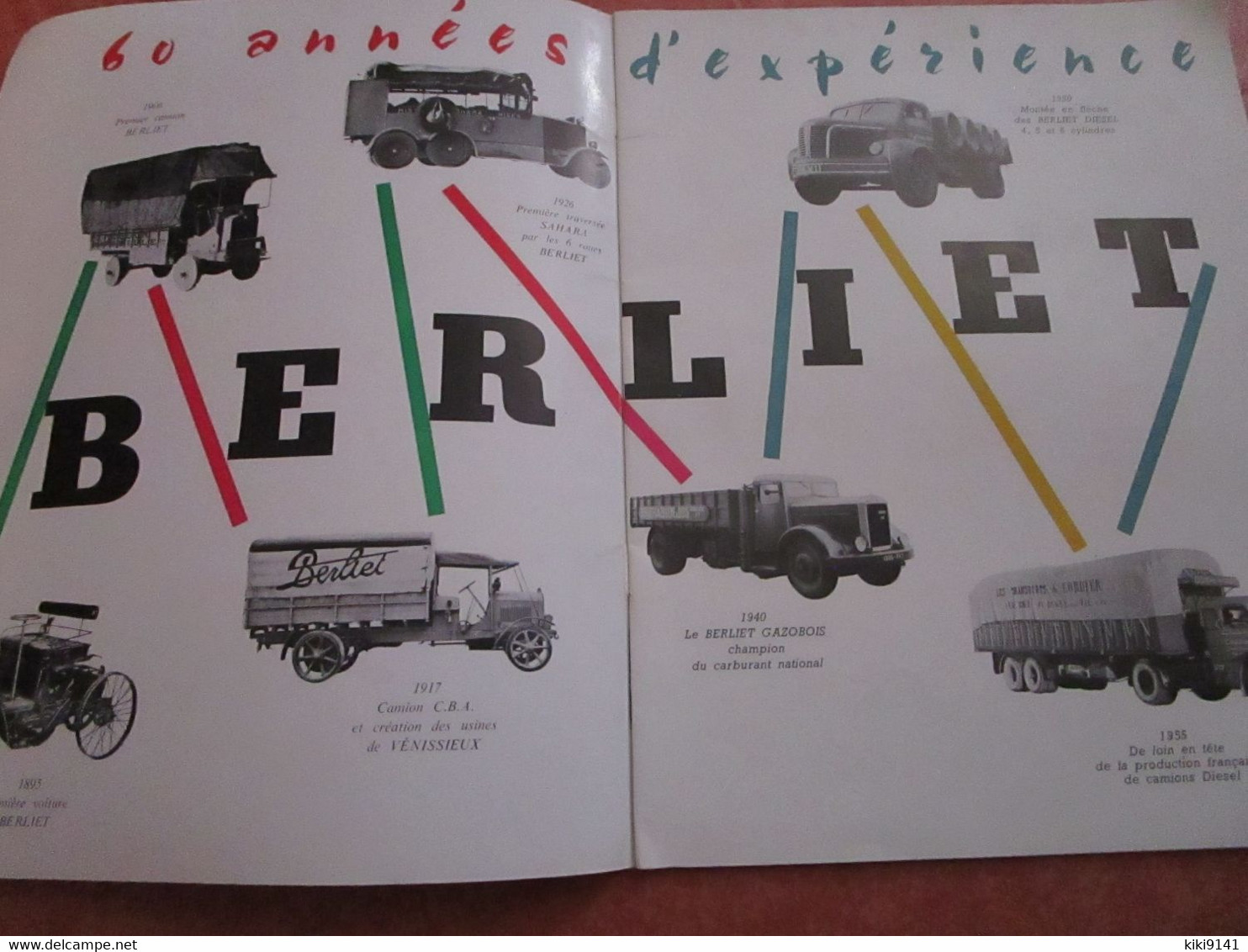 BERLIET - POIDS LOURDS - 60 Années D'Expérience (16 Pages) - Trucks
