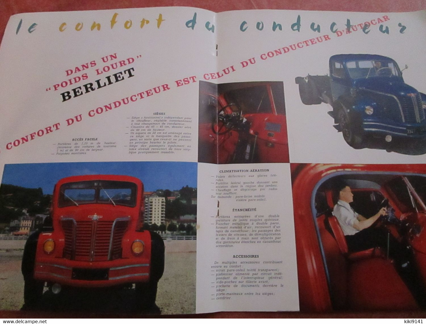 BERLIET - POIDS LOURDS - 60 Années D'Expérience (16 Pages) - Camions