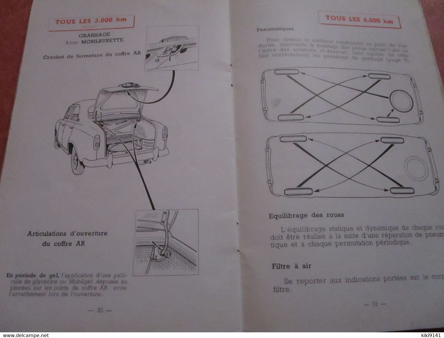 403 PEUGEOT - Notice D’Entretien (48 Pages Dont Illustrations) - Camions