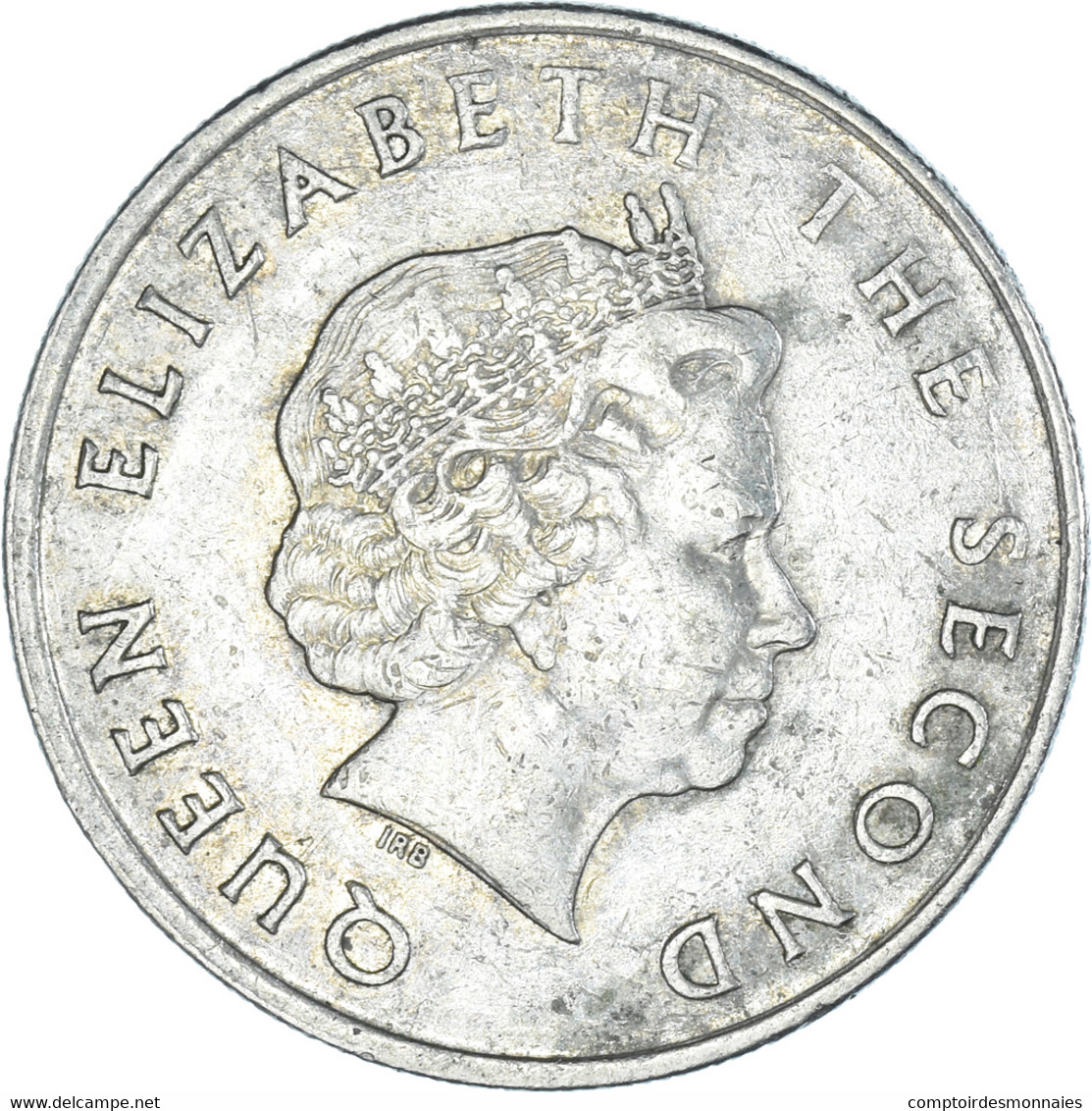 Monnaie, Etats Des Caraibes Orientales, Elizabeth II, 25 Cents, 2002, British - Caraïbes Orientales (Etats Des)