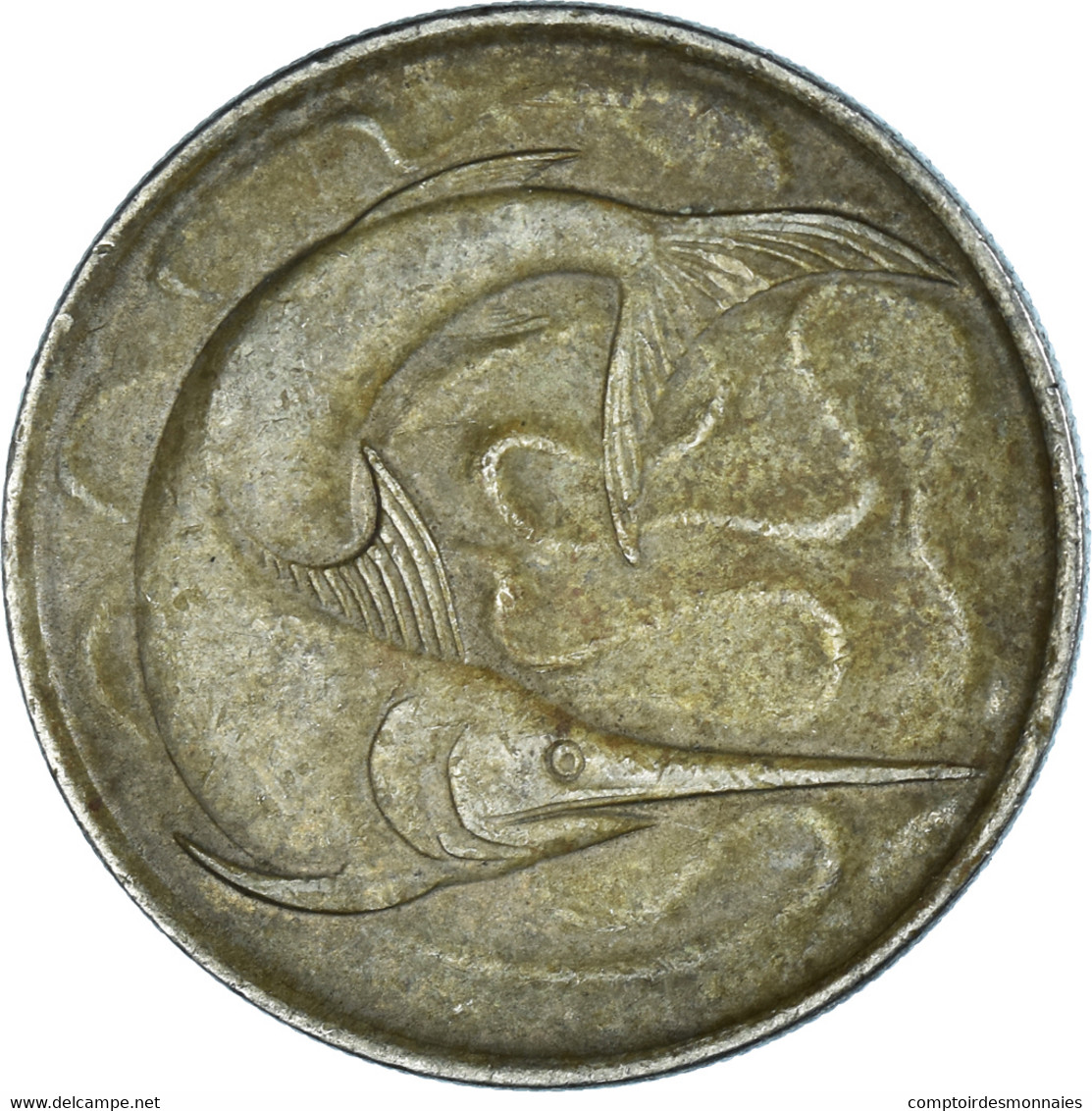 Monnaie, Singapour, 20 Cents, 1968 - Singapour