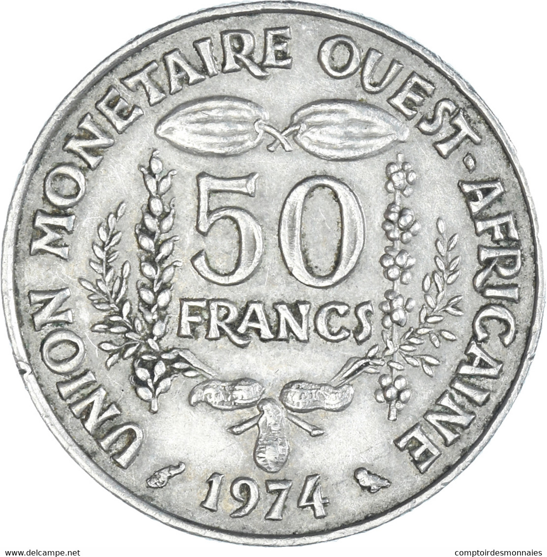 Monnaie, Communauté économique Des États De L'Afrique De L'Ouest, 50 Francs - Ivory Coast