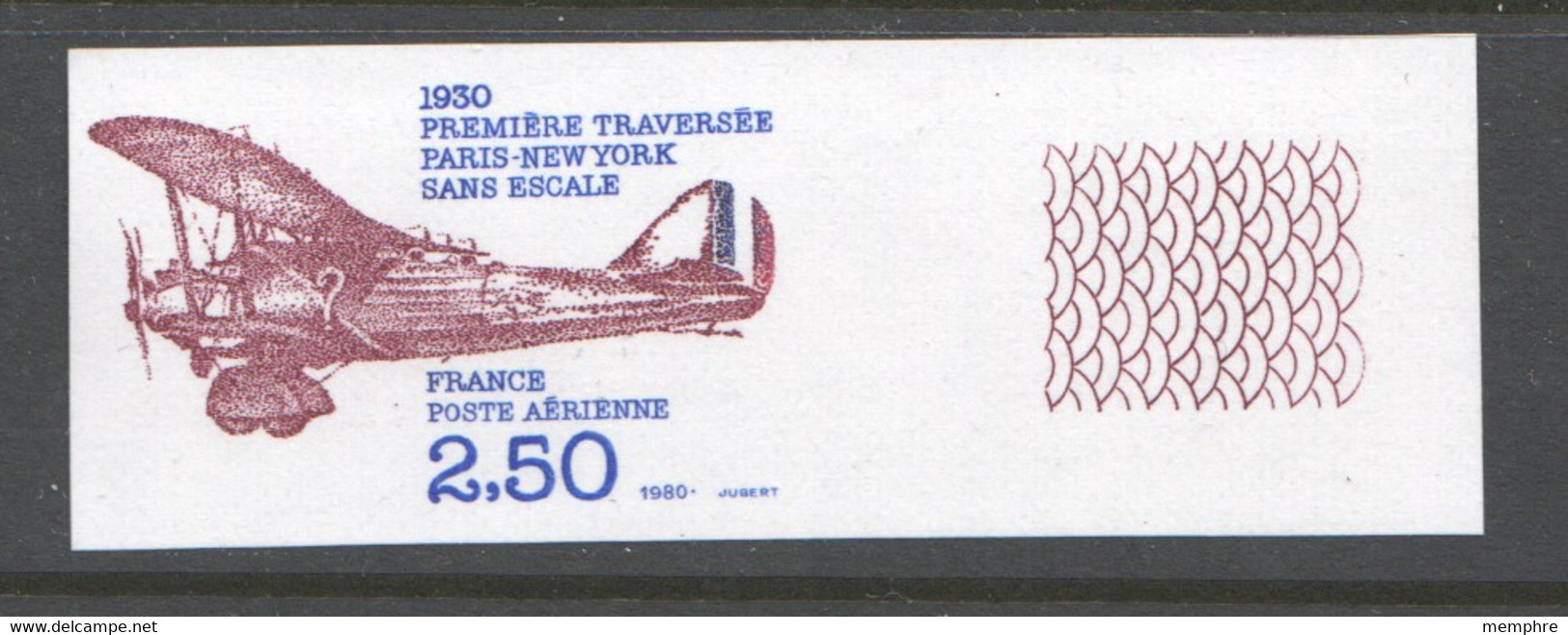 Poste Aérienne 53 Non-dentelé Avec Marge ** - 1981-1990