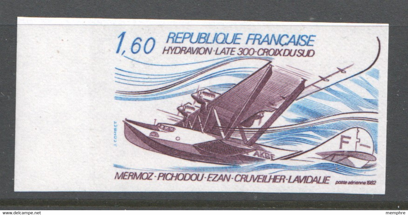 Poste Aérienne 56 Non-dentelé ** - 1981-1990