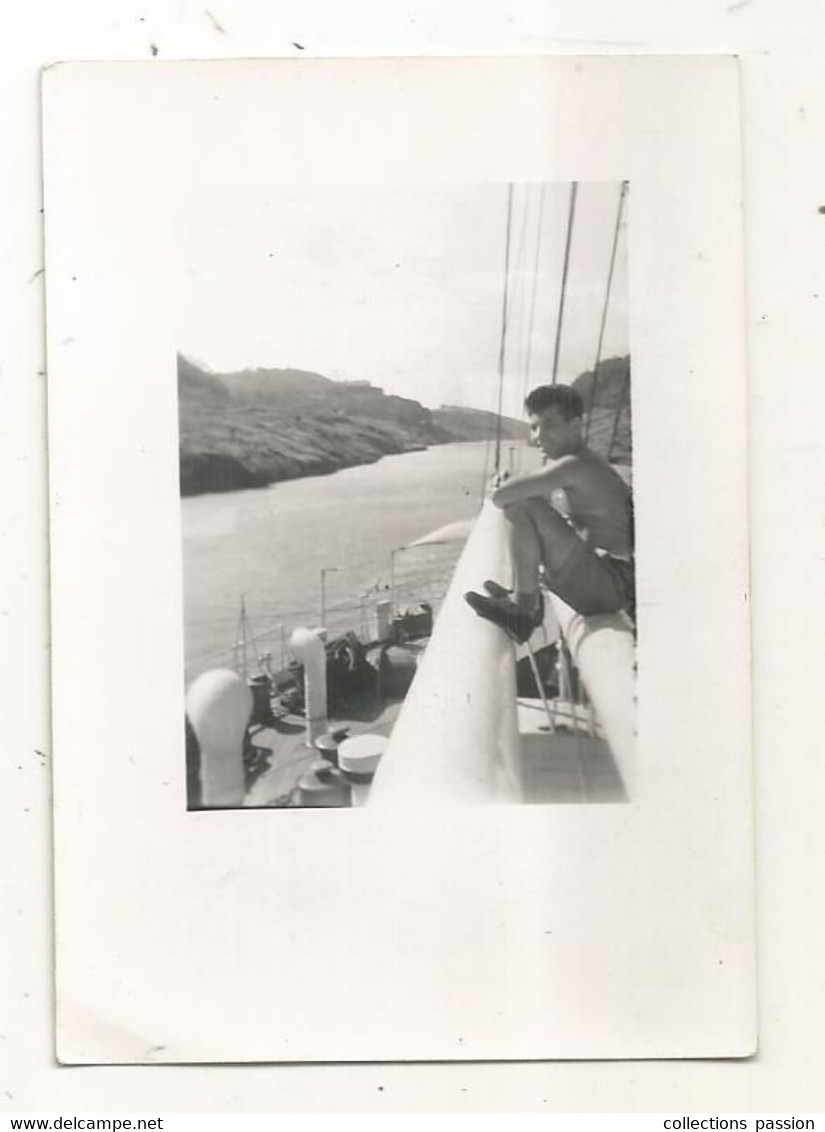 Photographie , Bateau, 90 X 65 Mm - Barche