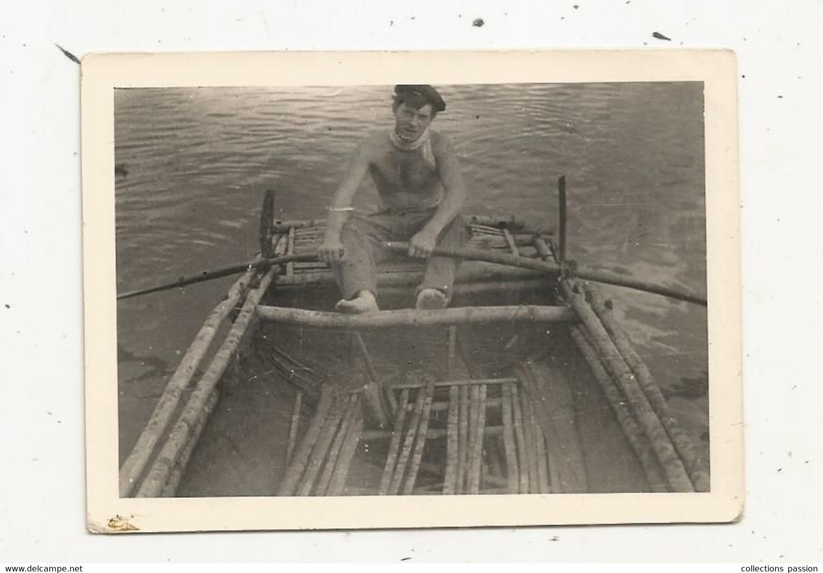 Photographie , Bateau, 90 X 65 Mm, Barque - Boten