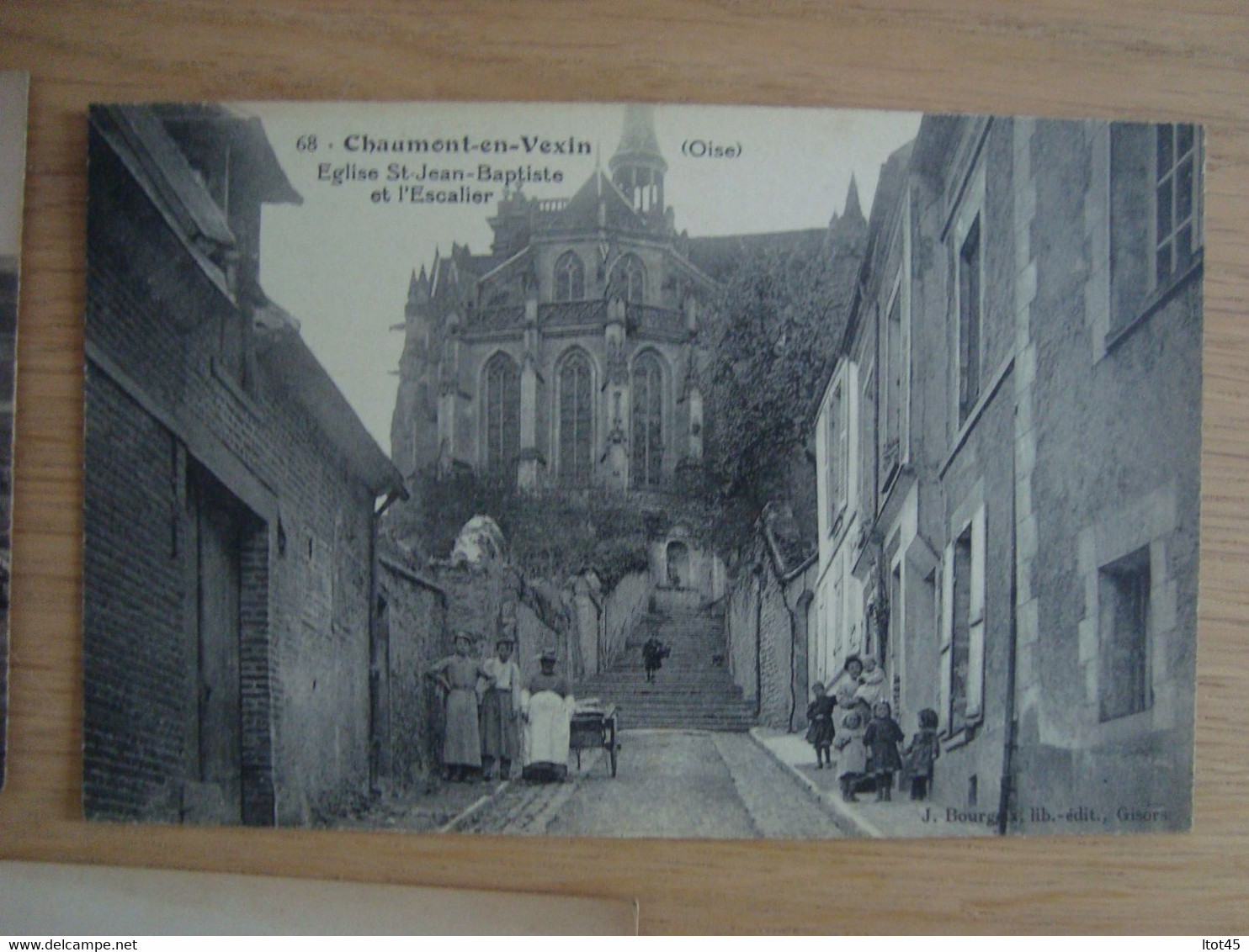 LOT DE 3 CPA CHAUMONT EN VEXIN 60 RUE SADI-CARNOT LAILLERIE DISTILLERIE - Chaumont En Vexin