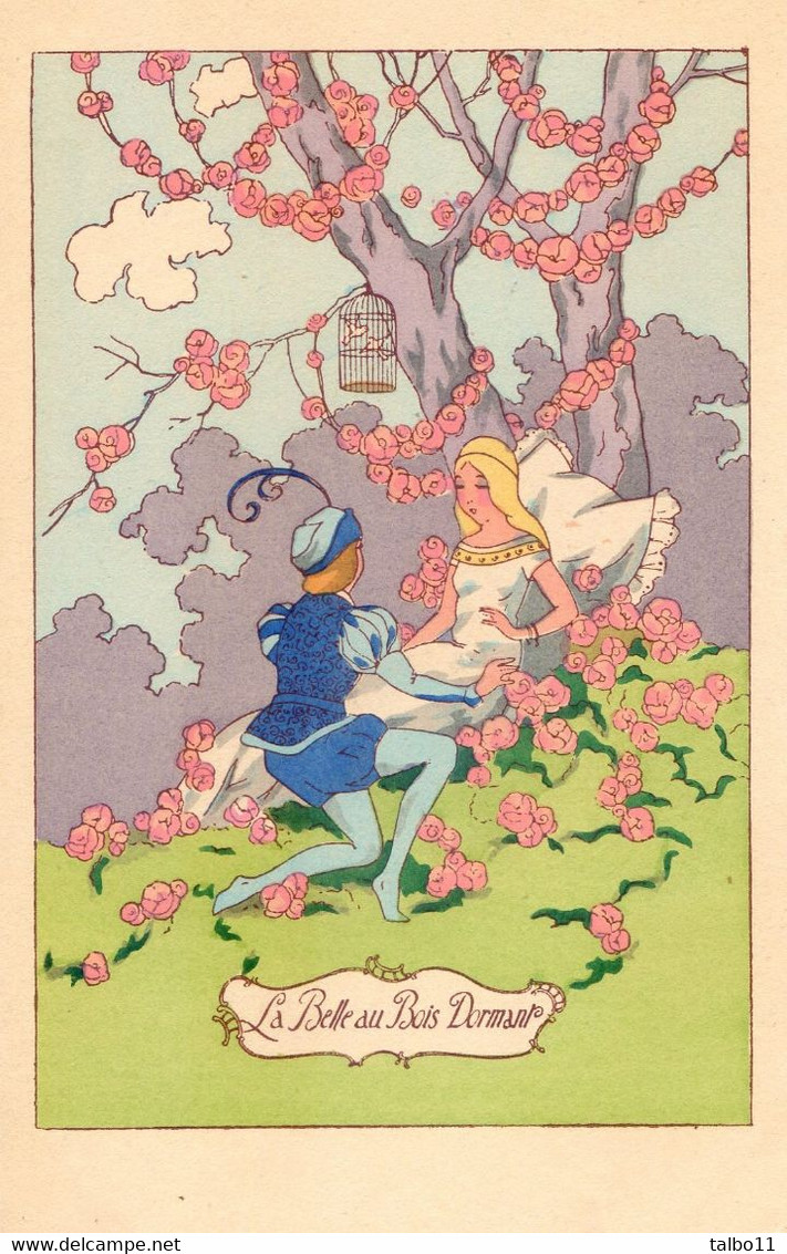 Illustrateur à Identifier -Contes - Légendes - La Belle Au Bois Dormant - - Fairy Tales, Popular Stories & Legends