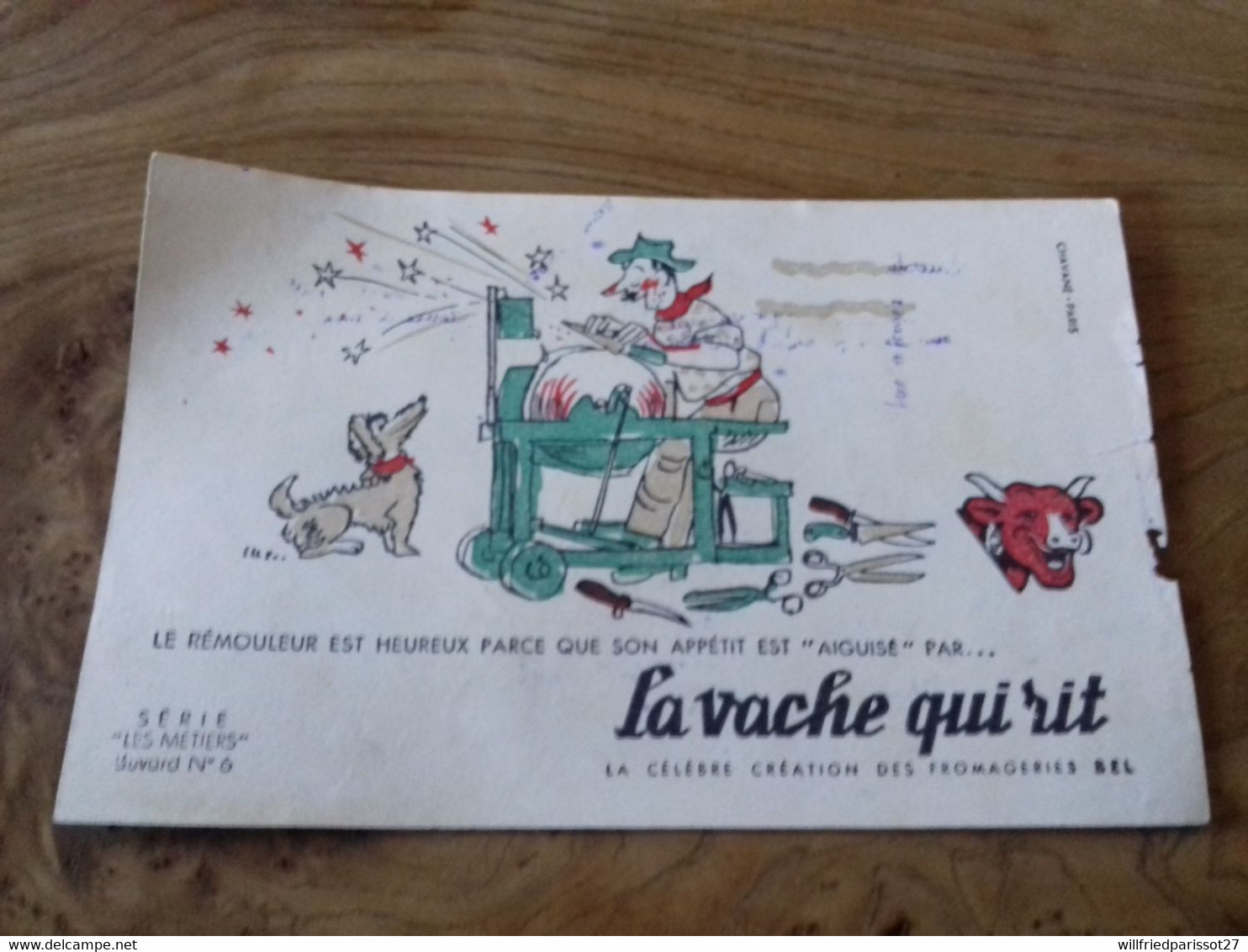 27/ BUVARD LA VACHE QUI RIT LE REMOULEUR - Produits Laitiers