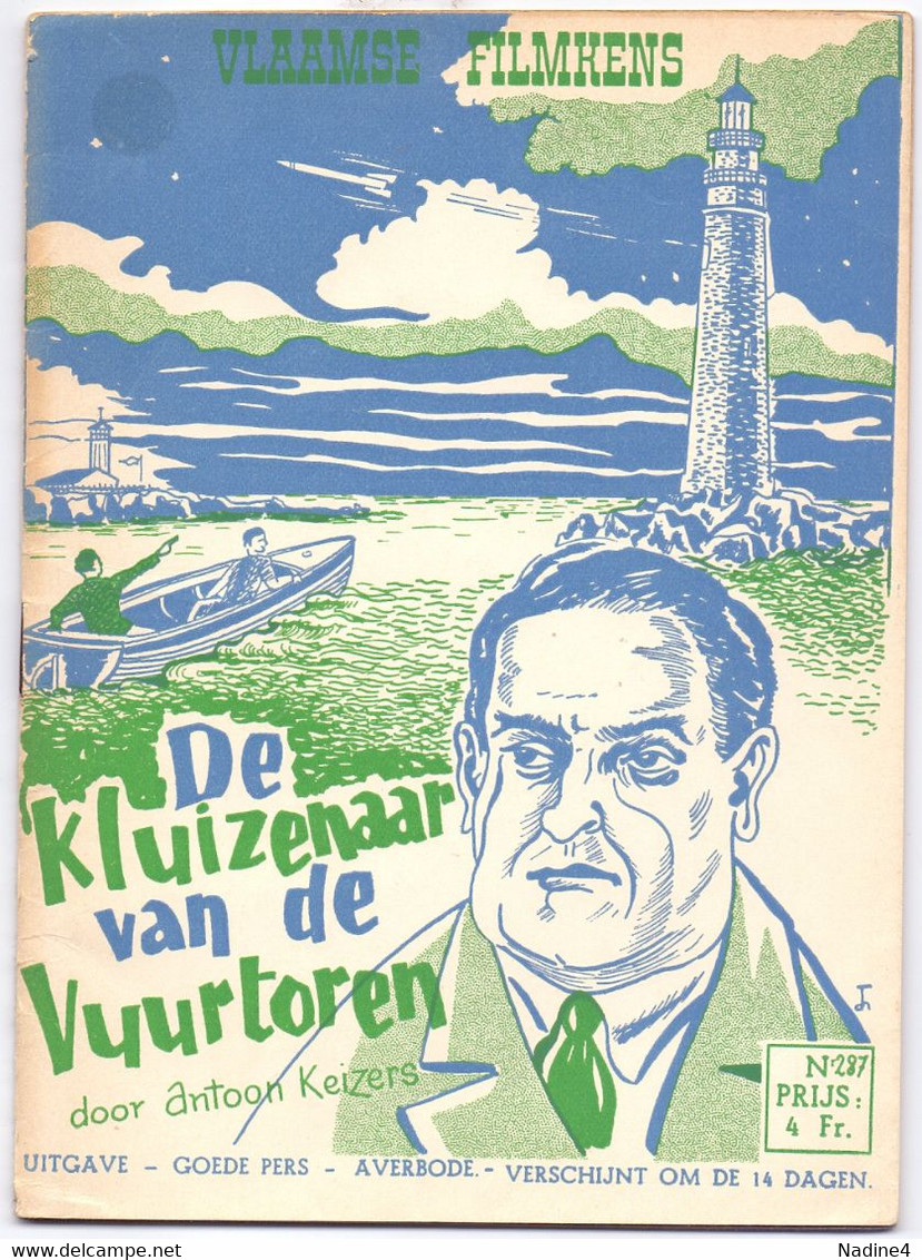 Tijdschrift Vlaamse Filmkens - N° 287 - De Kluizenaar Van De Vuurtoren - Antoon Keizers - Uitgave Averbode - Juniors