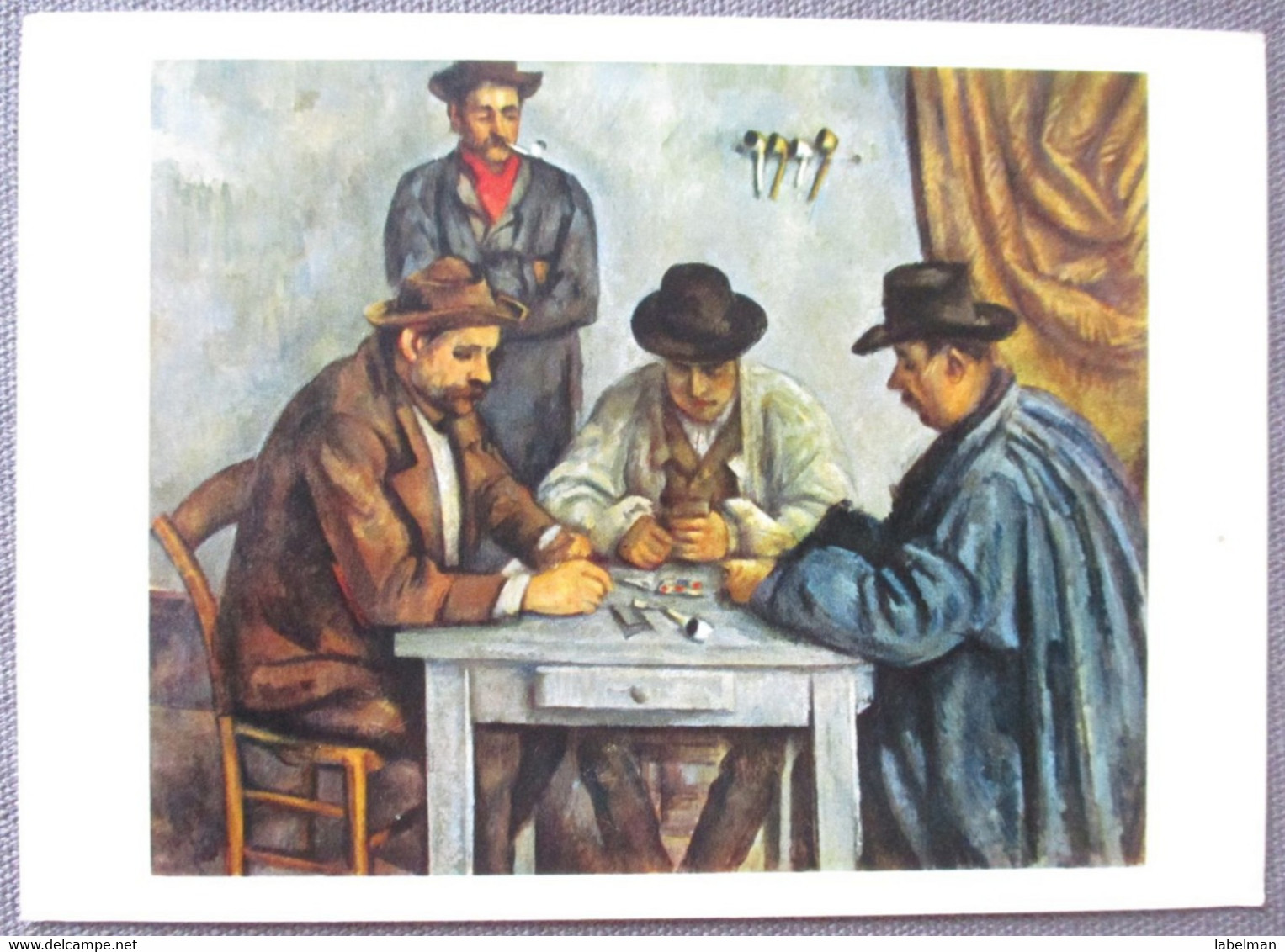 USA UNITED STATES NEW YORK CITY PAUL CEZANNE CARD PLAYERS METROPOLITAN ANSICHTSKARTE POSTCARD PC CP AK CARTE POSTALE - Places & Squares