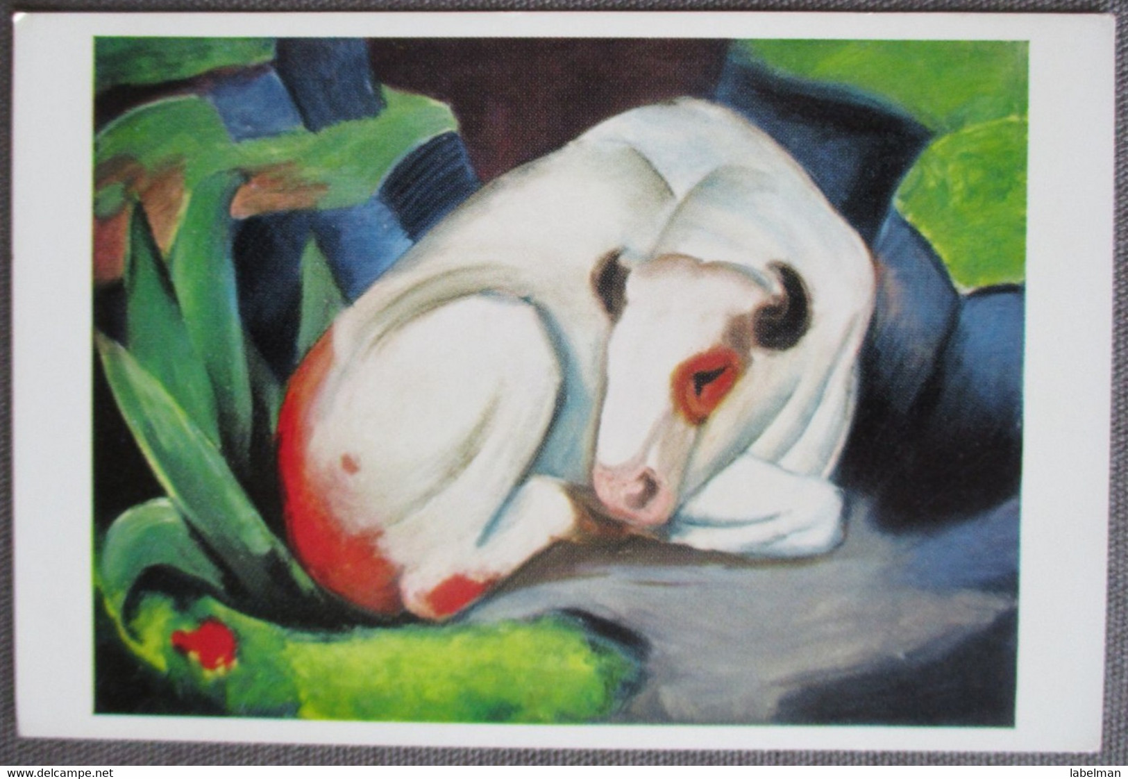 USA UNITED STATES NEW YORK CITY WHITE BULL FRANZ MARC METROPOLITAN MUSEUM ANSICHTSKARTE POSTCARD PC CP AK CARTE POSTALE - Places & Squares