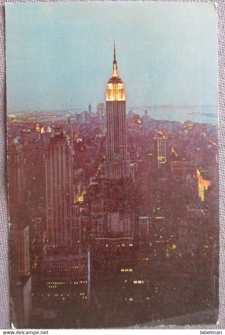 USA UNITED STATES NEW YORK EMPIRE STATE BUILDING CARD ANSICHTSKARTE CARTOLINA POSTCARD CARTE POSTALE PC CP AK - Lake George