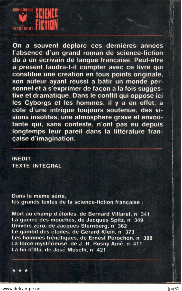 Landry Merillac - Les Sept Soleils De L’archipel Humain - Bibliothèque Marabout 449 - 1973 - Marabout SF