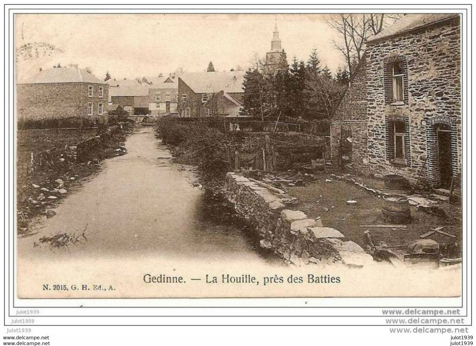 GEDINNE ----> PERWEZ ..--  La Houille , Près Des Batties .1906 Vers PERWEZ ( Soeur St Denis ) . Voir Verso . - Gedinne