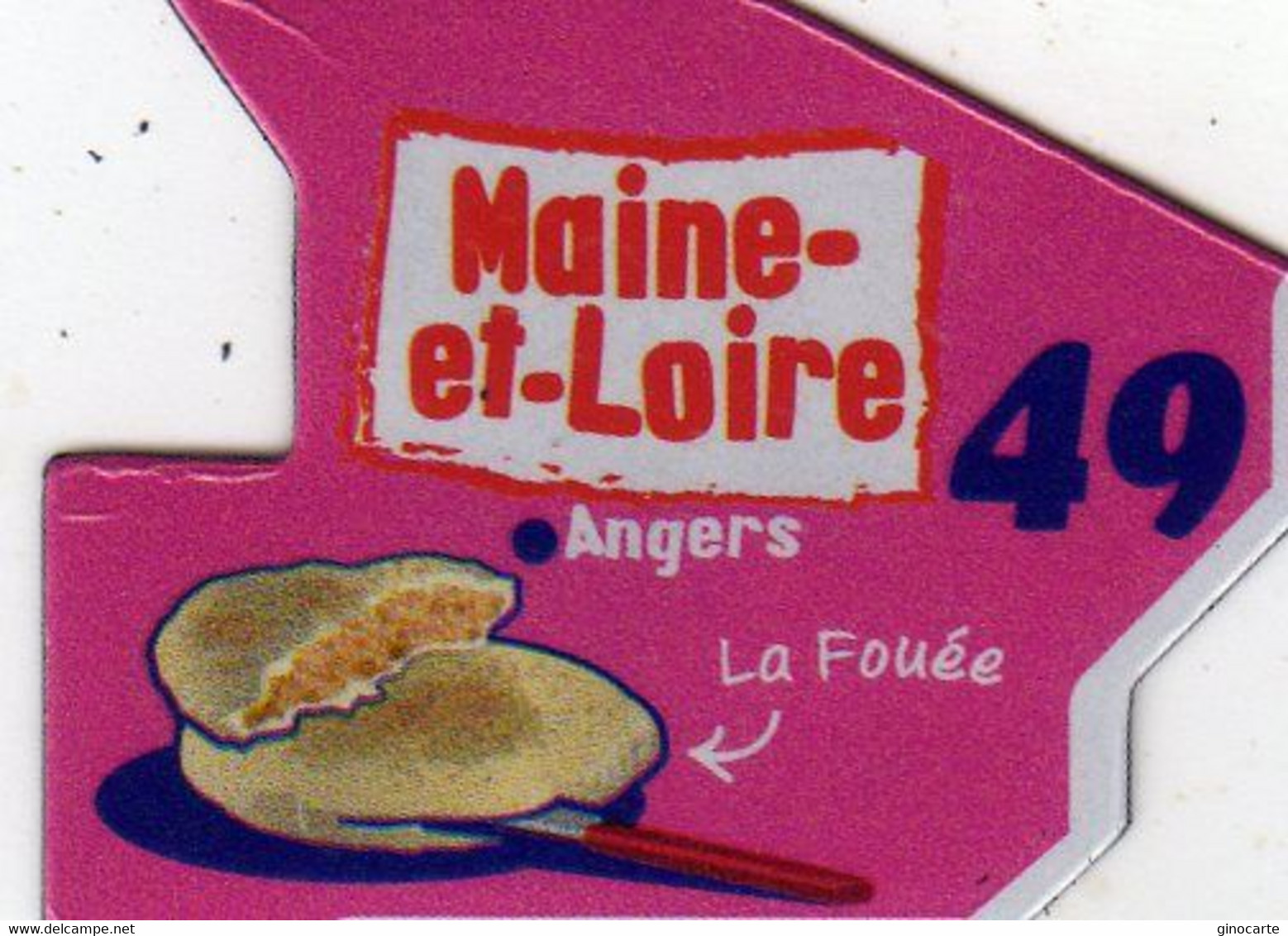 Magnets Magnet Le Gaulois Departement France 49 Maine Et Loire - Toerisme