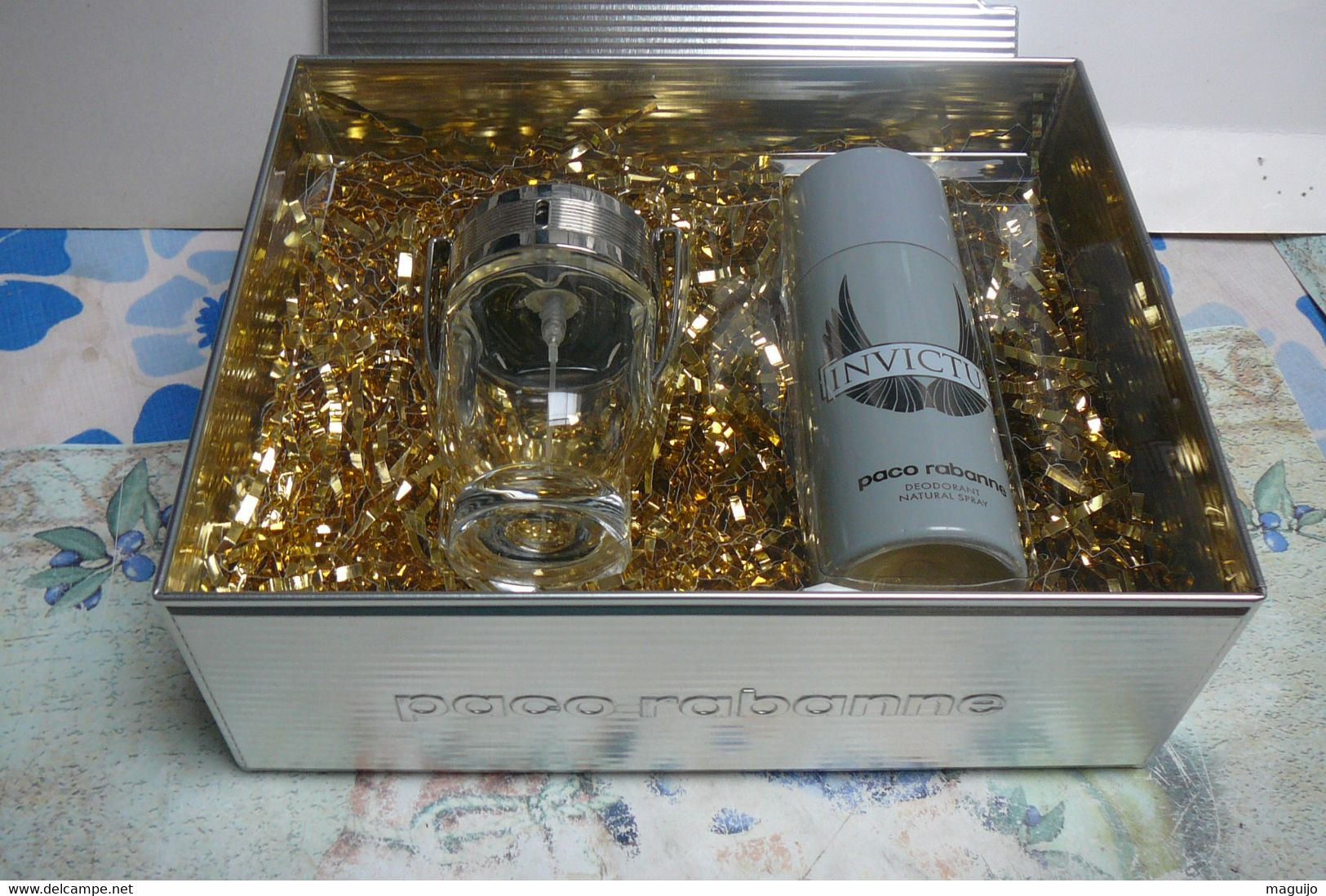 PACO RABANNE " EXPRESS" BOITE METAL SUPERBE  AVEC OBJETS VIDES  LIRE ET VOIR!! - Non Classificati