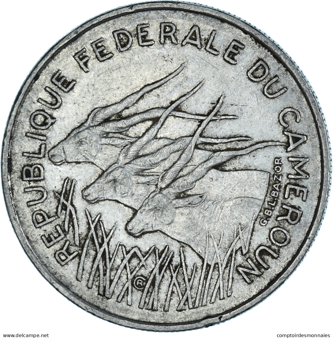 Monnaie, Cameroun, 100 Francs, 1971, TTB, Nickel, KM:15 - Cameroon